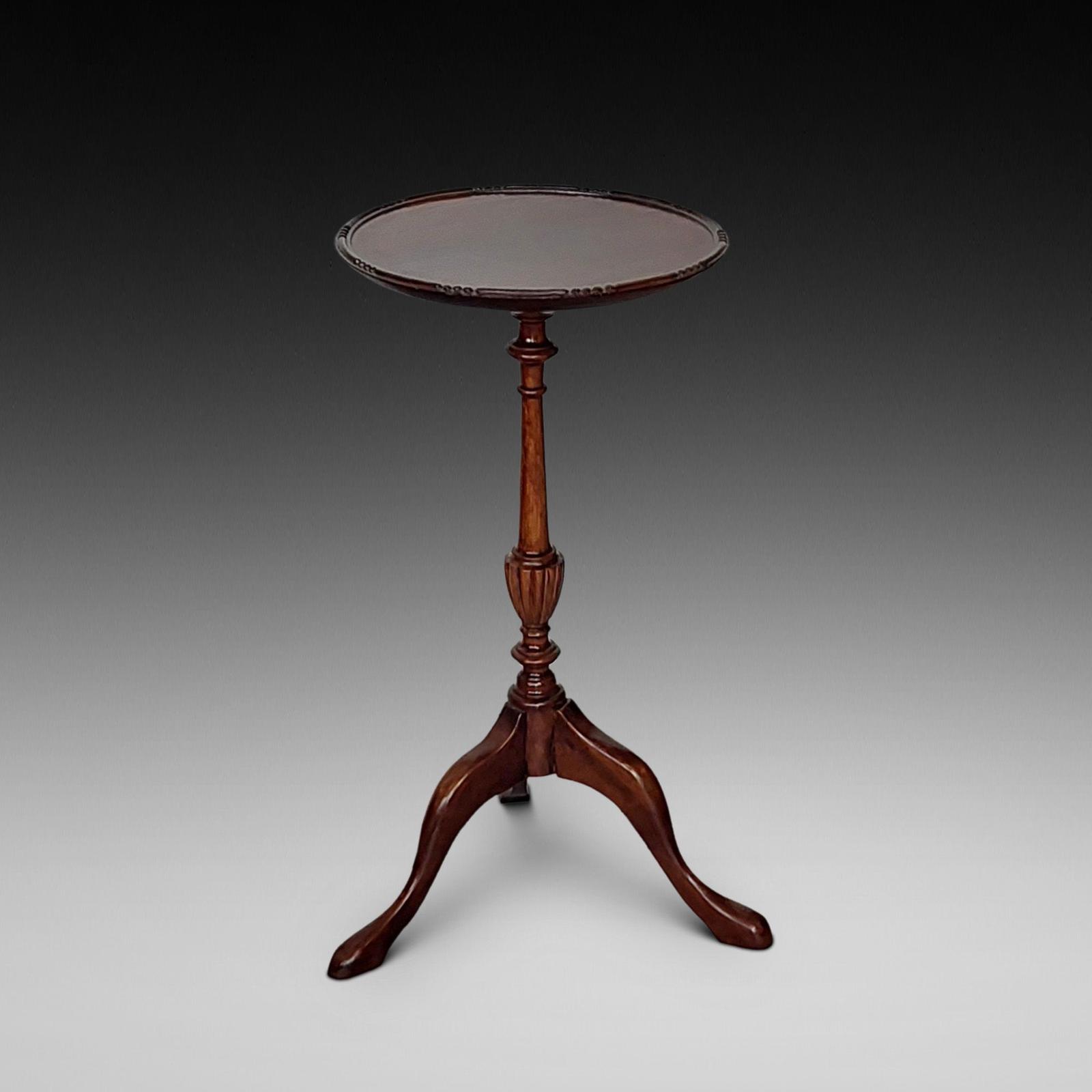 Walnut Pedestal Wine Table 1920s (1 of 7) Walnut Pedestal Wine Table 1920s (1 of 7)