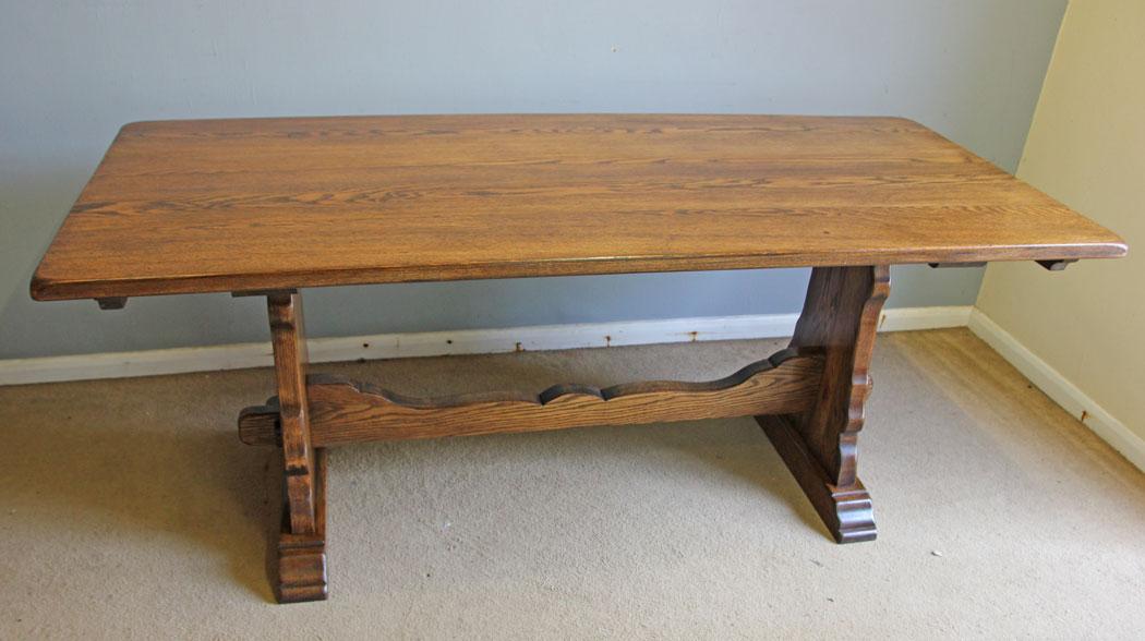 Oak Refectory Farmhouse Dining Table (1 of 9) Oak Refectory Farmhouse Dining Table (1 of 9)