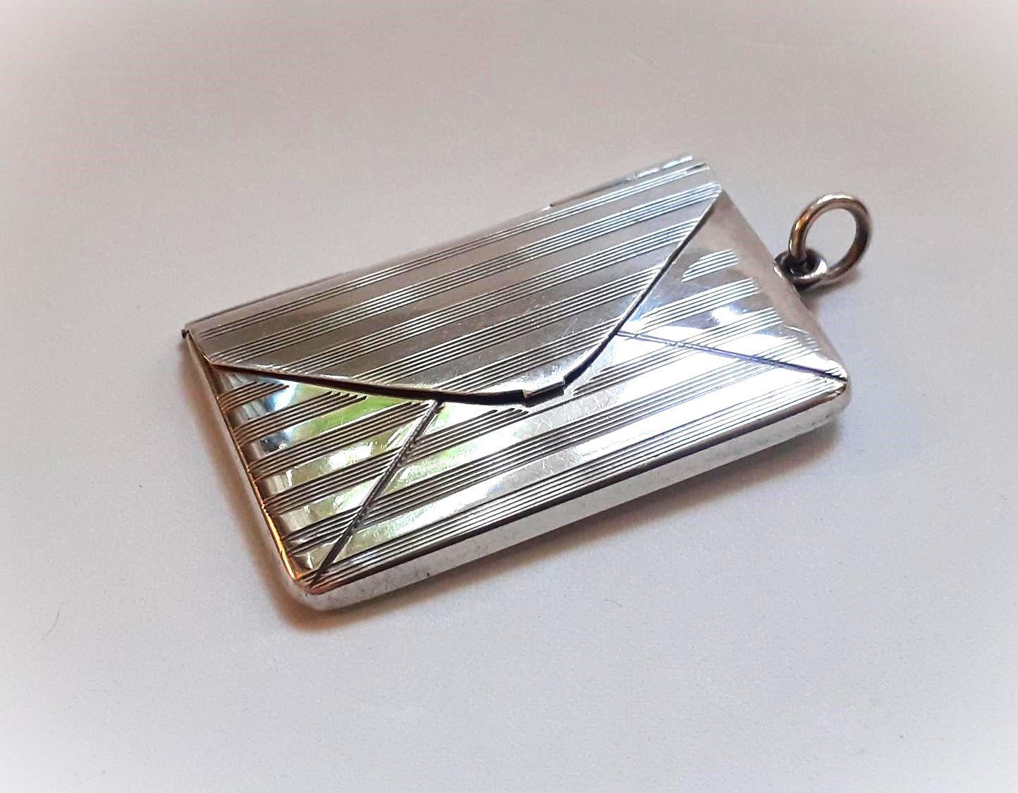 Lovely Edwardian Silver Double Stamp Case (1 of 6) Lovely Edwardian Silver Double Stamp Case (1 of 6)