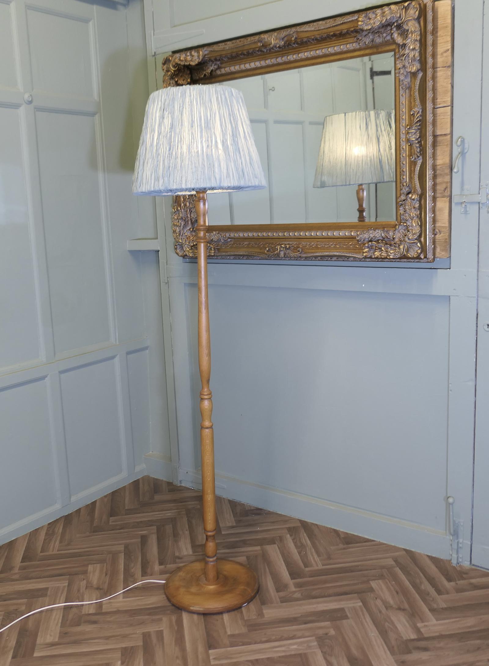Beech and Elm Floor Lamp, Standard Lamp (1 of 7)