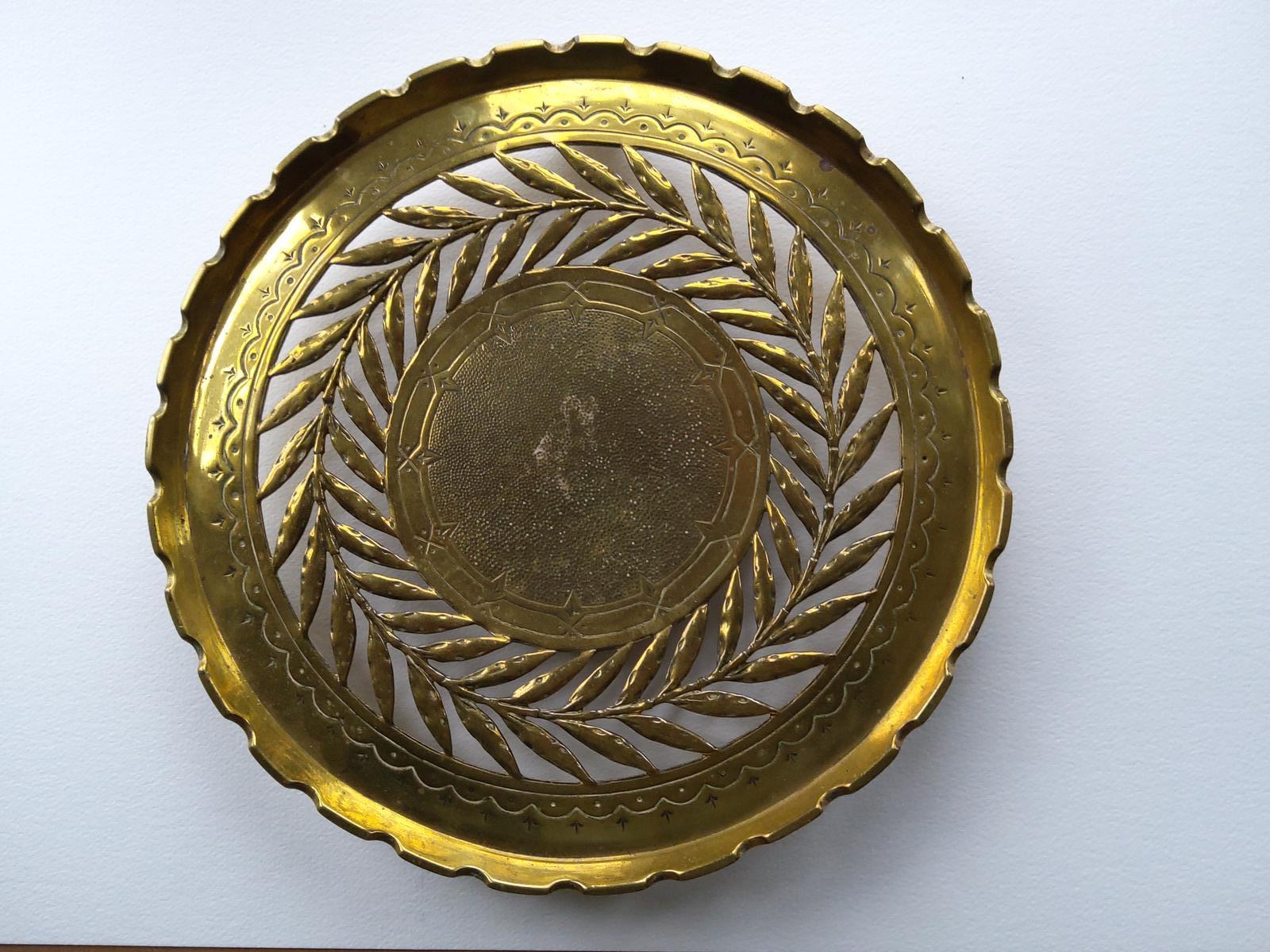 English Cast Brass Tray (1 of 5)