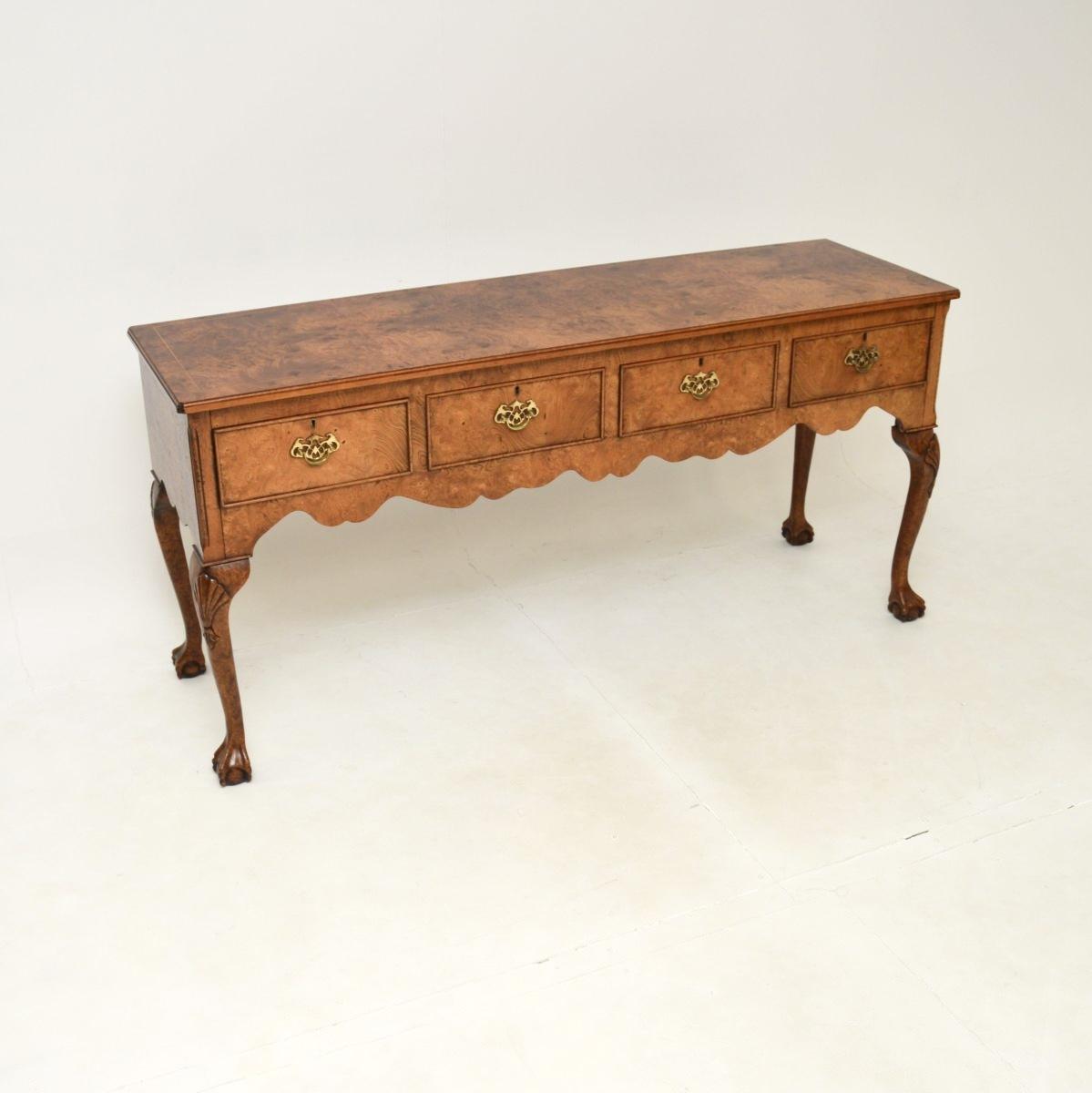 Large Burr Elm Console Table (1 of 12) Large Burr Elm Console Table (1 of 12)