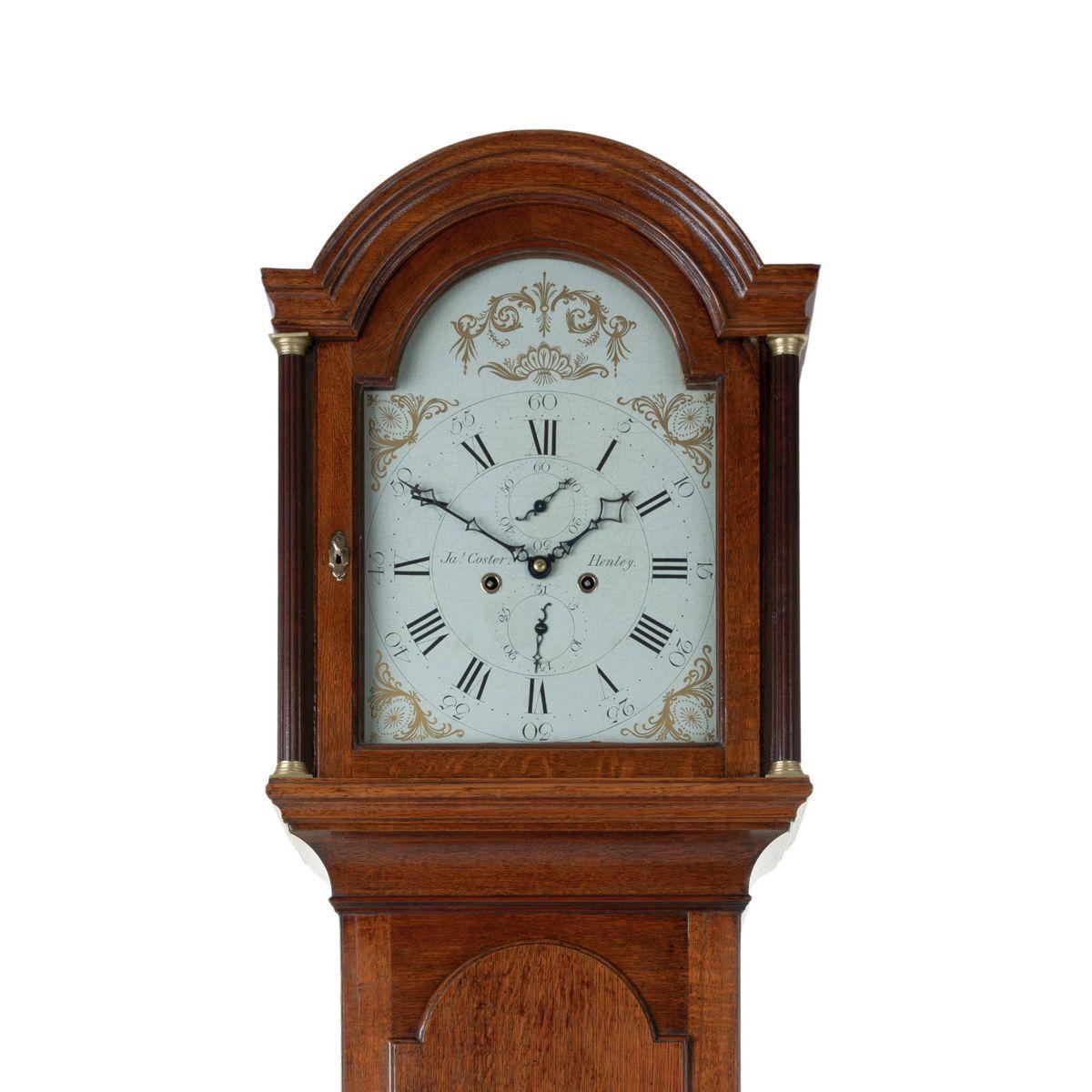 James Coster of Henley Oak Longcase Clock (1 of 3)