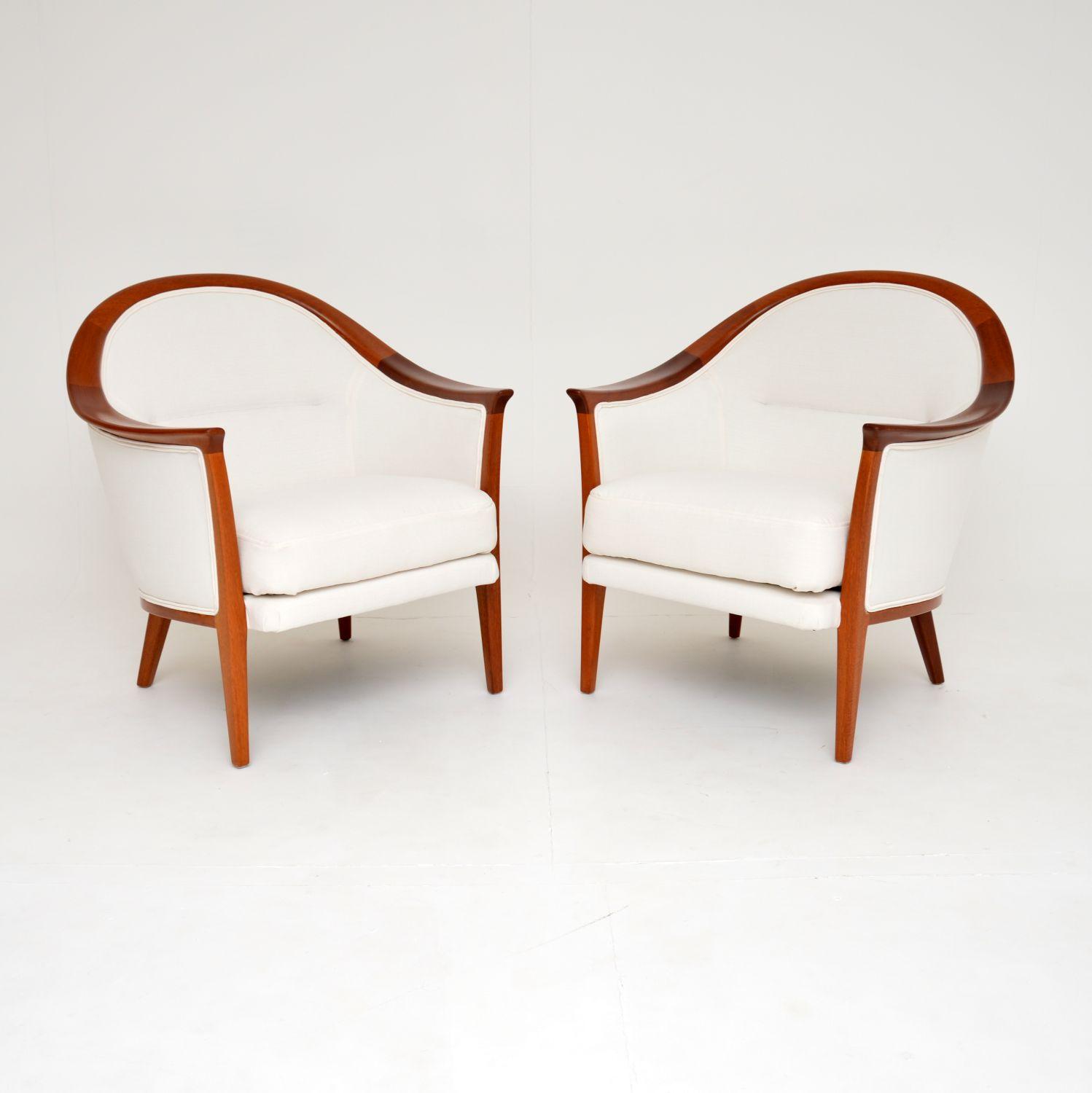 Pair of 1960s Swedish Teak Armchairs by Bertil Fridhagen (1 of 12) Pair of 1960s Swedish Teak Armchairs by Bertil Fridhagen (1 of 12)