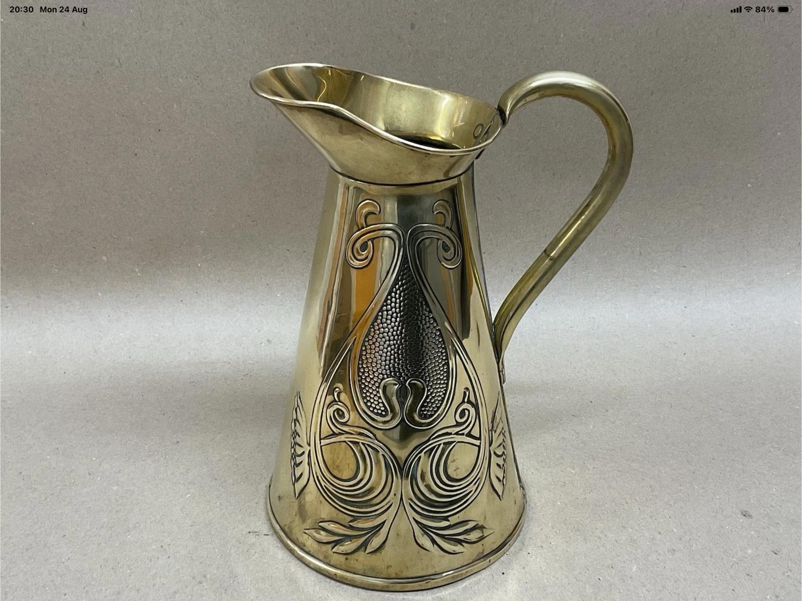 Arts and Crafts Brass 3 Pint Jug By Beldray Antique Victorian C1890 (1 of 8) Arts and Crafts Brass 3 Pint Jug By Beldray Antique Victorian C1890 (1 of 8)
