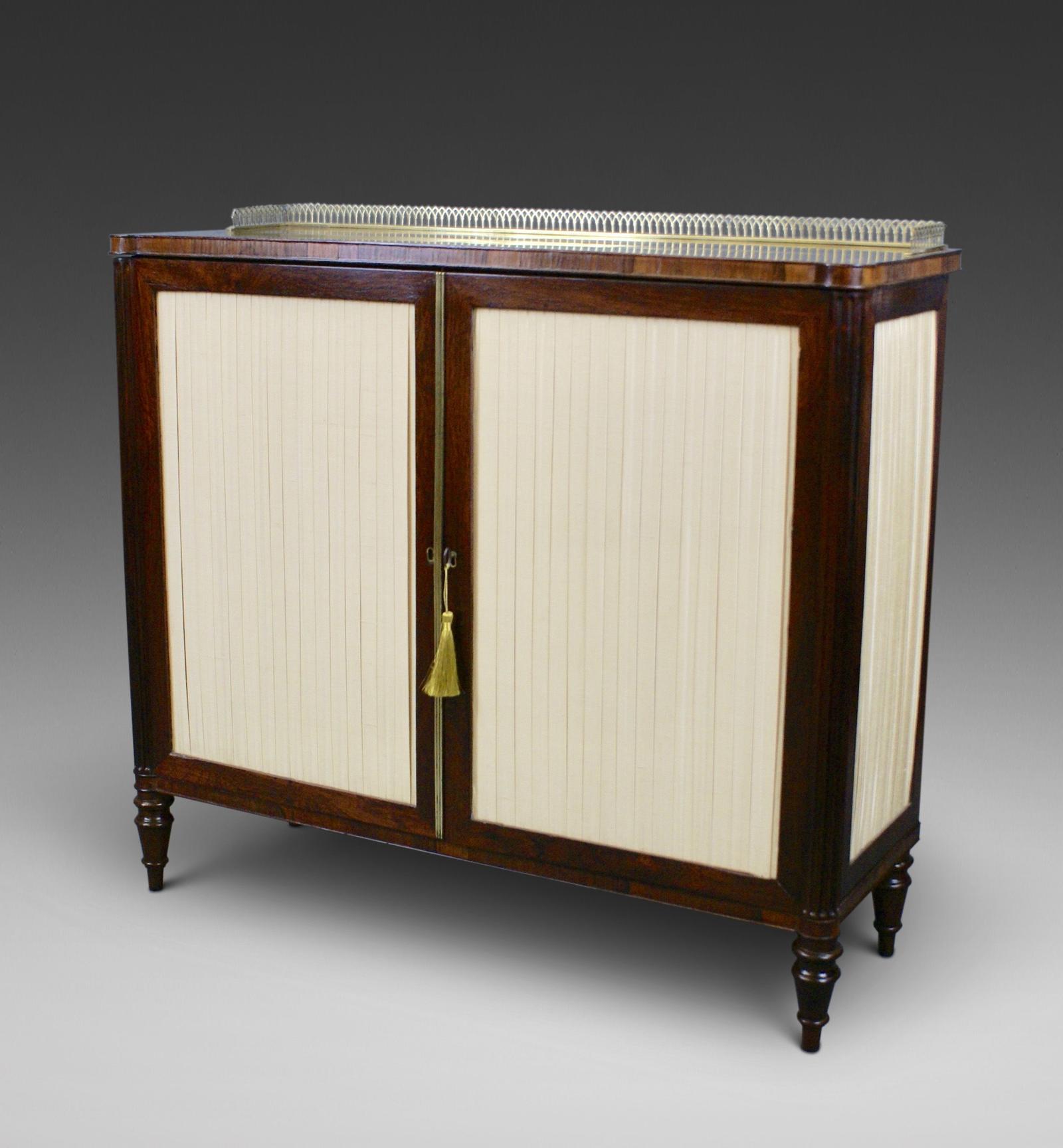 Regency Rosewood Column Ended Side Cabinet (1 of 7) Regency Rosewood Column Ended Side Cabinet (1 of 7)