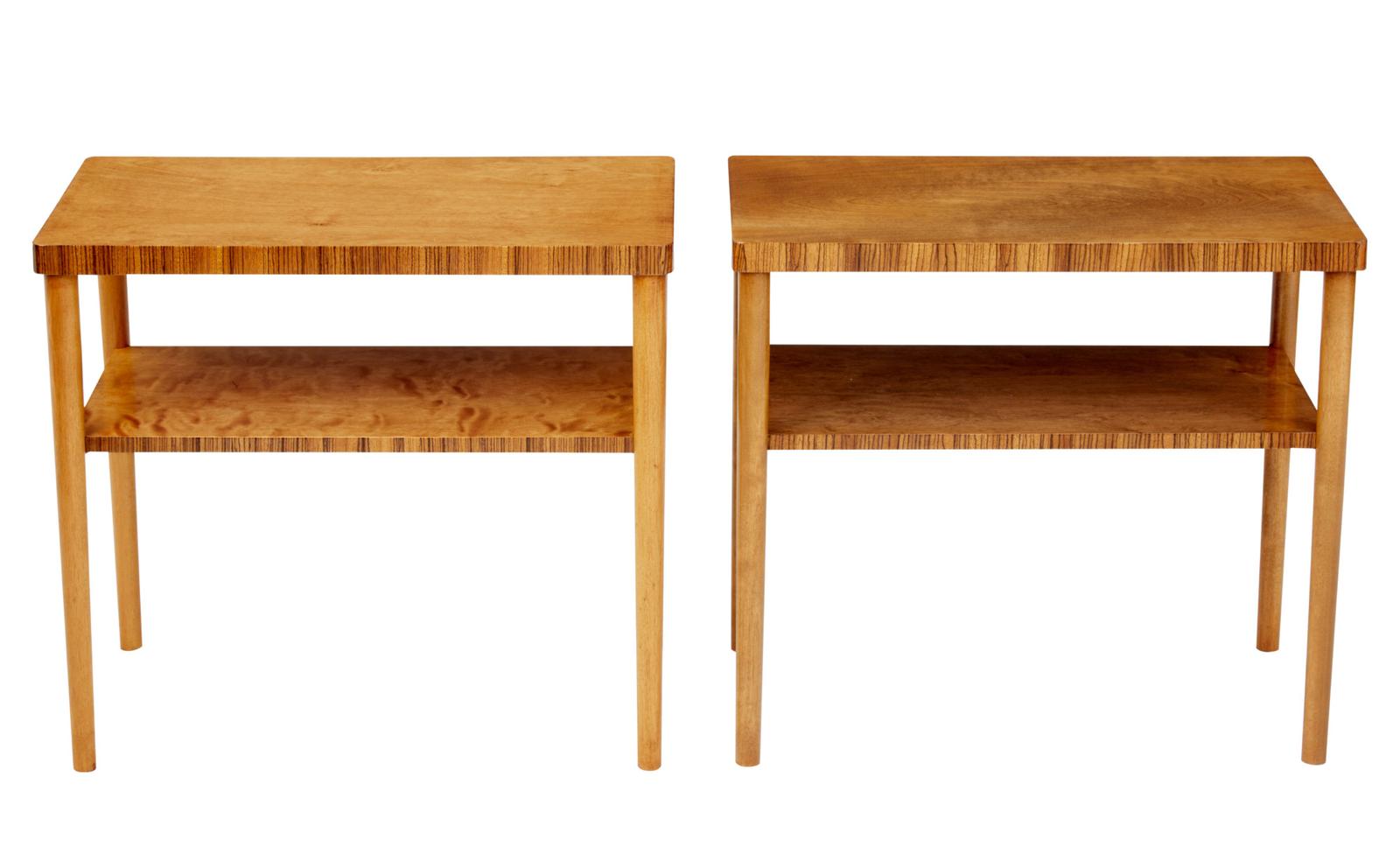 Pair of 1960s Swedish Birch Occasional Tables (1 of 4) Pair of 1960s Swedish Birch Occasional Tables (1 of 4)