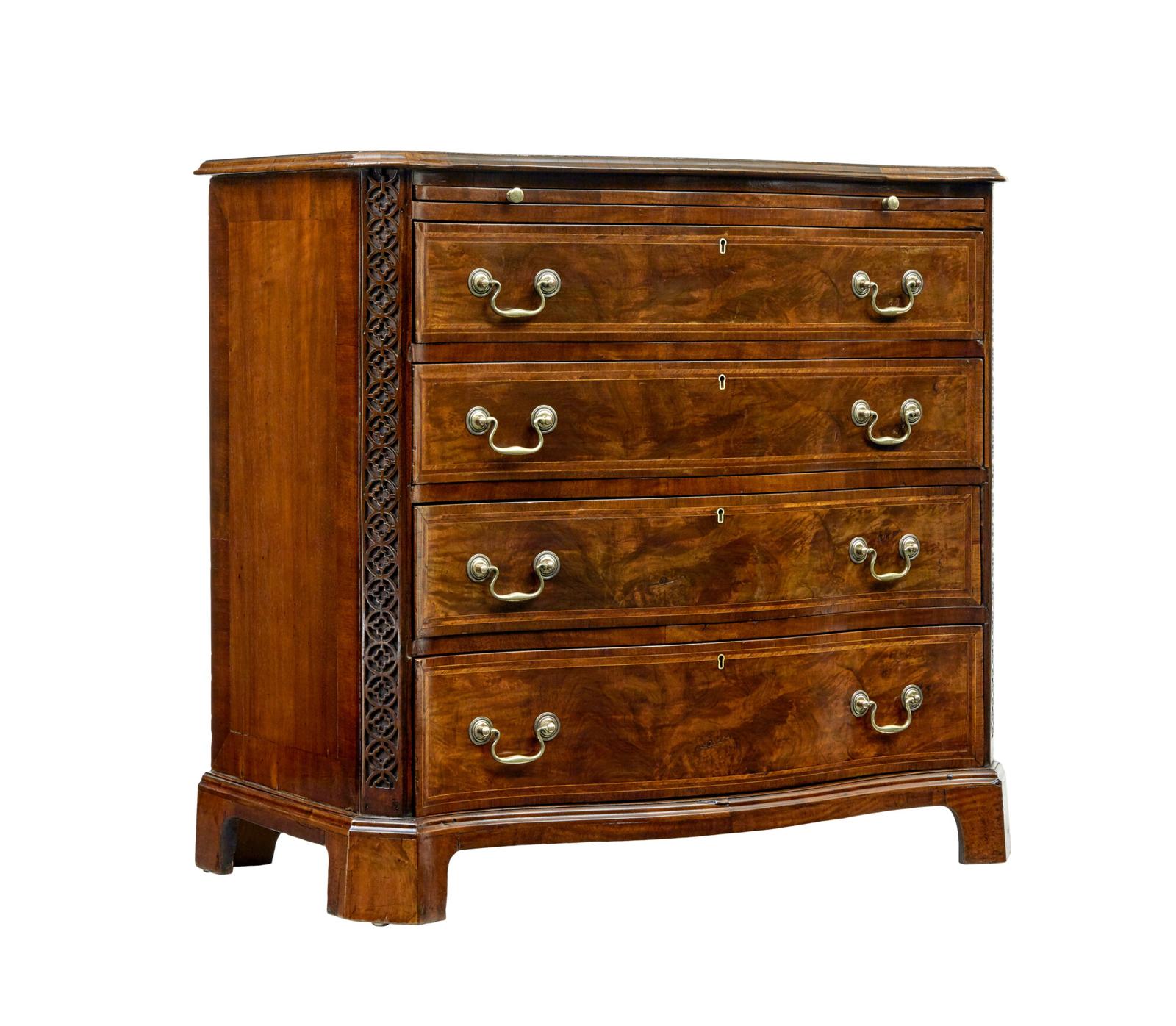 Early 19th Century Walnut Chest of Drawers (1 of 10)