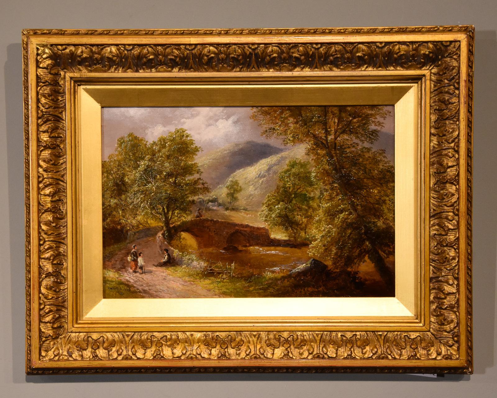 Oil Painting by Thomas Whittle - Coilantogle Bridge, Trossachs (1 of 4)