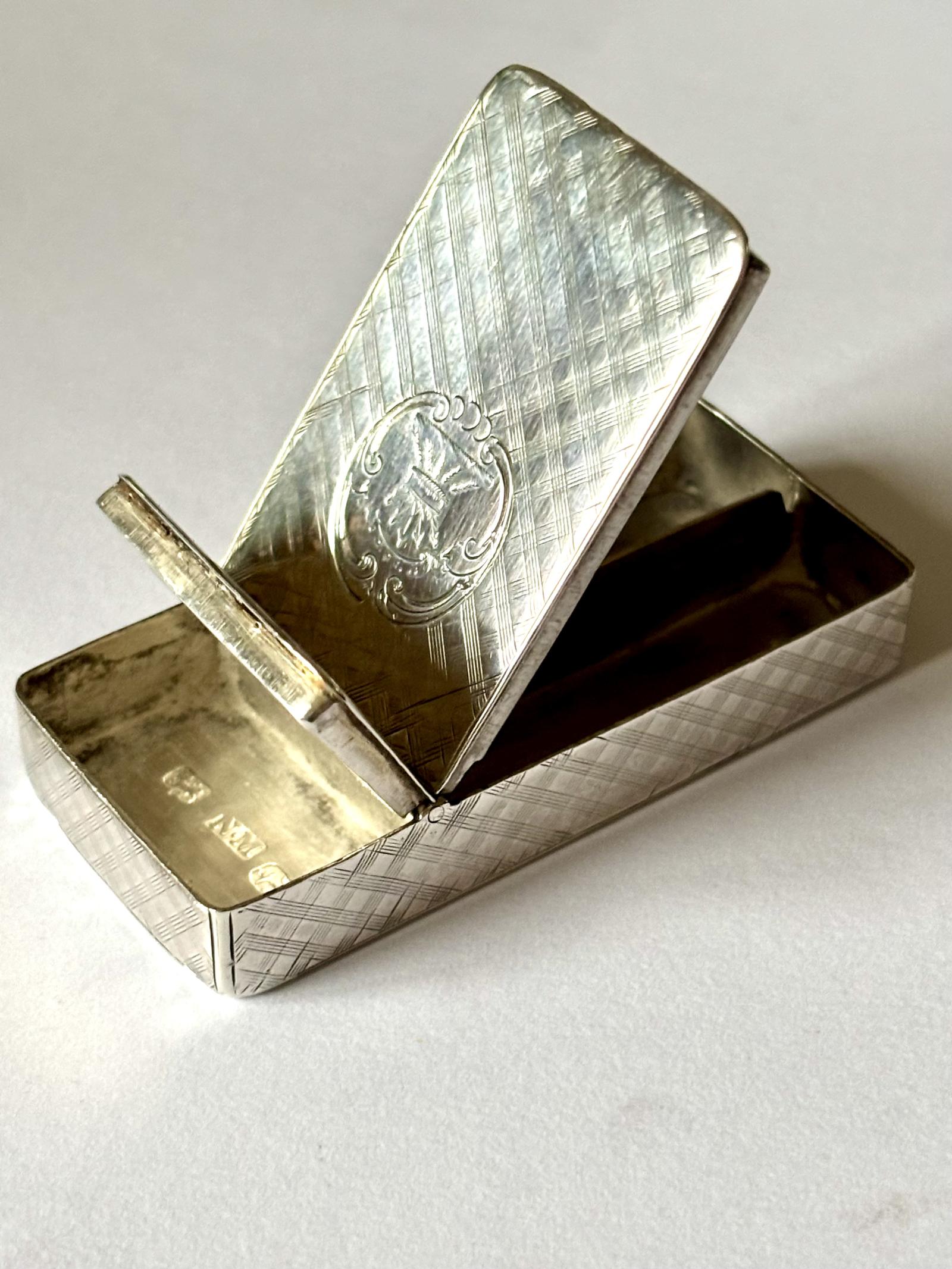 Antique Silver Victorian Double Compartment Snuff Vesta Box Nathaniel Mills 1848 (1 of 19)