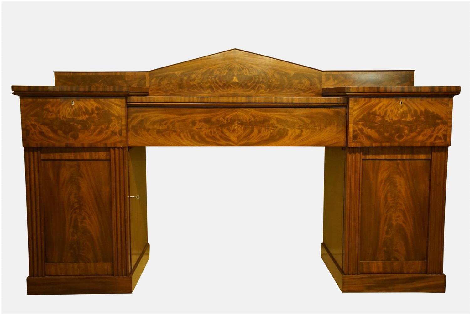 Mahogany Pedestal Sideboard c.1820 (1 of 1) Mahogany Pedestal Sideboard c.1820 (1 of 1)