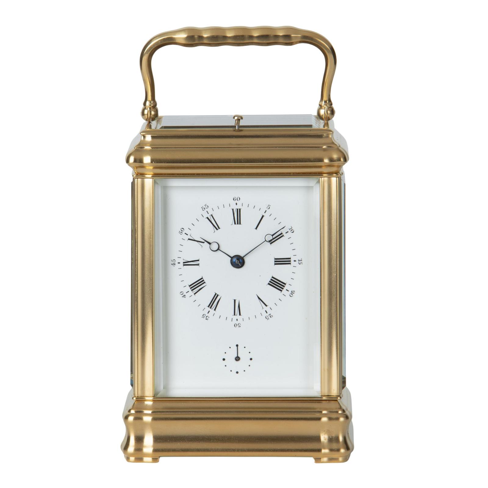 Gilded Gorge Cased Grande Sonnerie Carriage Clock with Alarm (1 of 3)