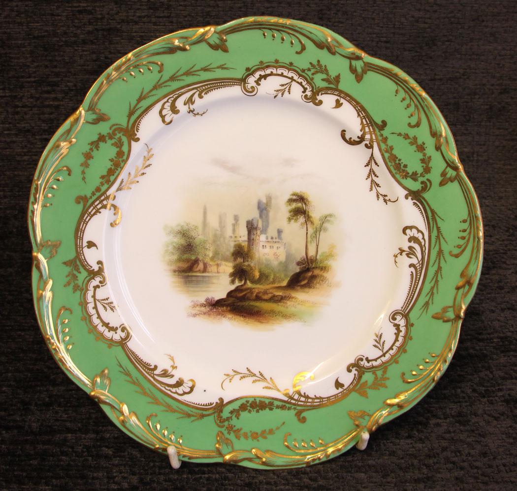 Antique 19th Century Porcelain Dessert Cabinet Plate (1 of 5) Antique 19th Century Porcelain Dessert Cabinet Plate (1 of 5)