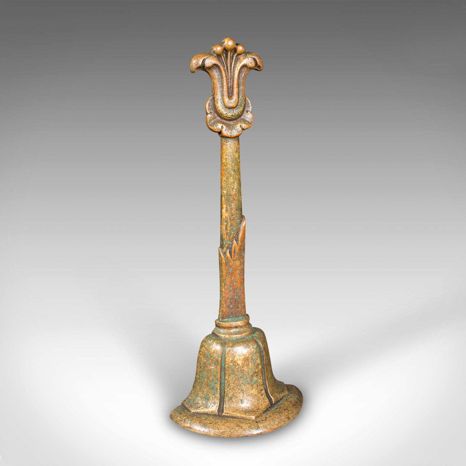 Antique Decorative Doorstop, Dutch, Brass, Door Porter c.1800 (1 of 9)