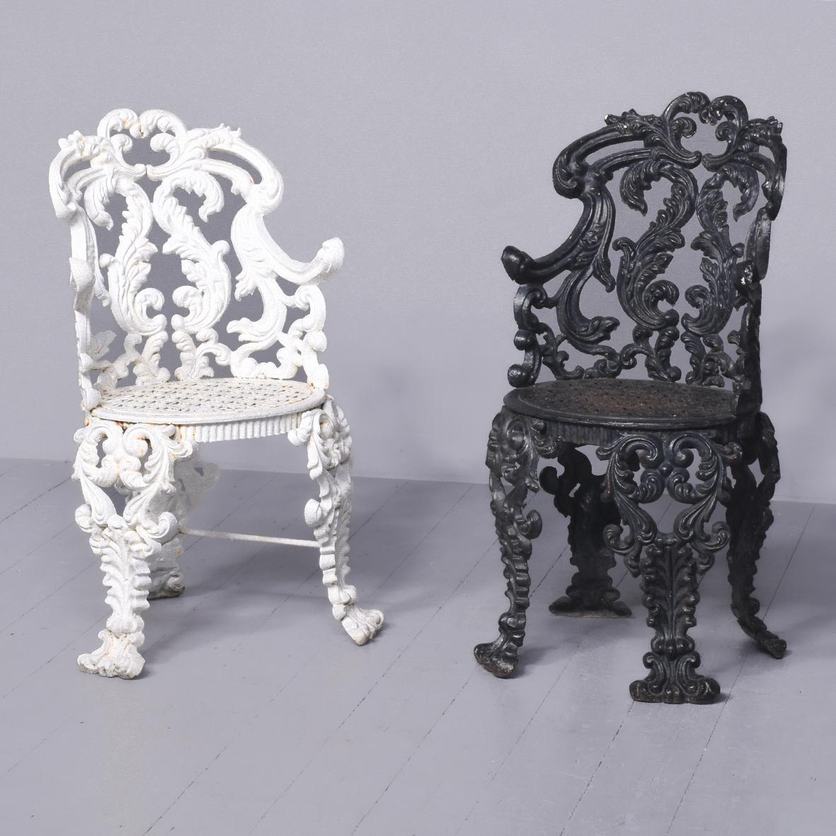 Pair of Cast Iron Garden Seats (1 of 13)