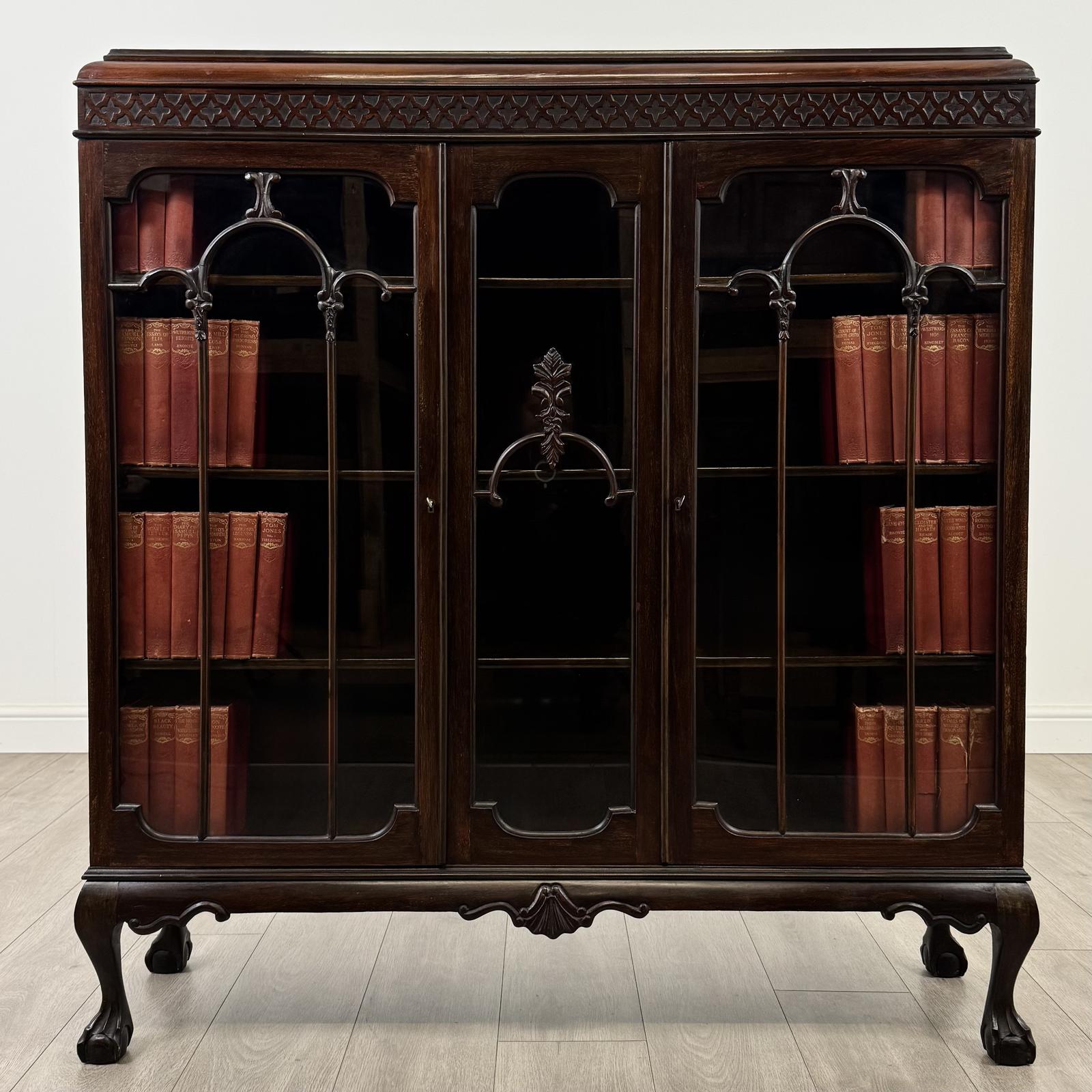 Antique 20th Century Good Quality Display Cabinet in Mahogany (1 of 11)