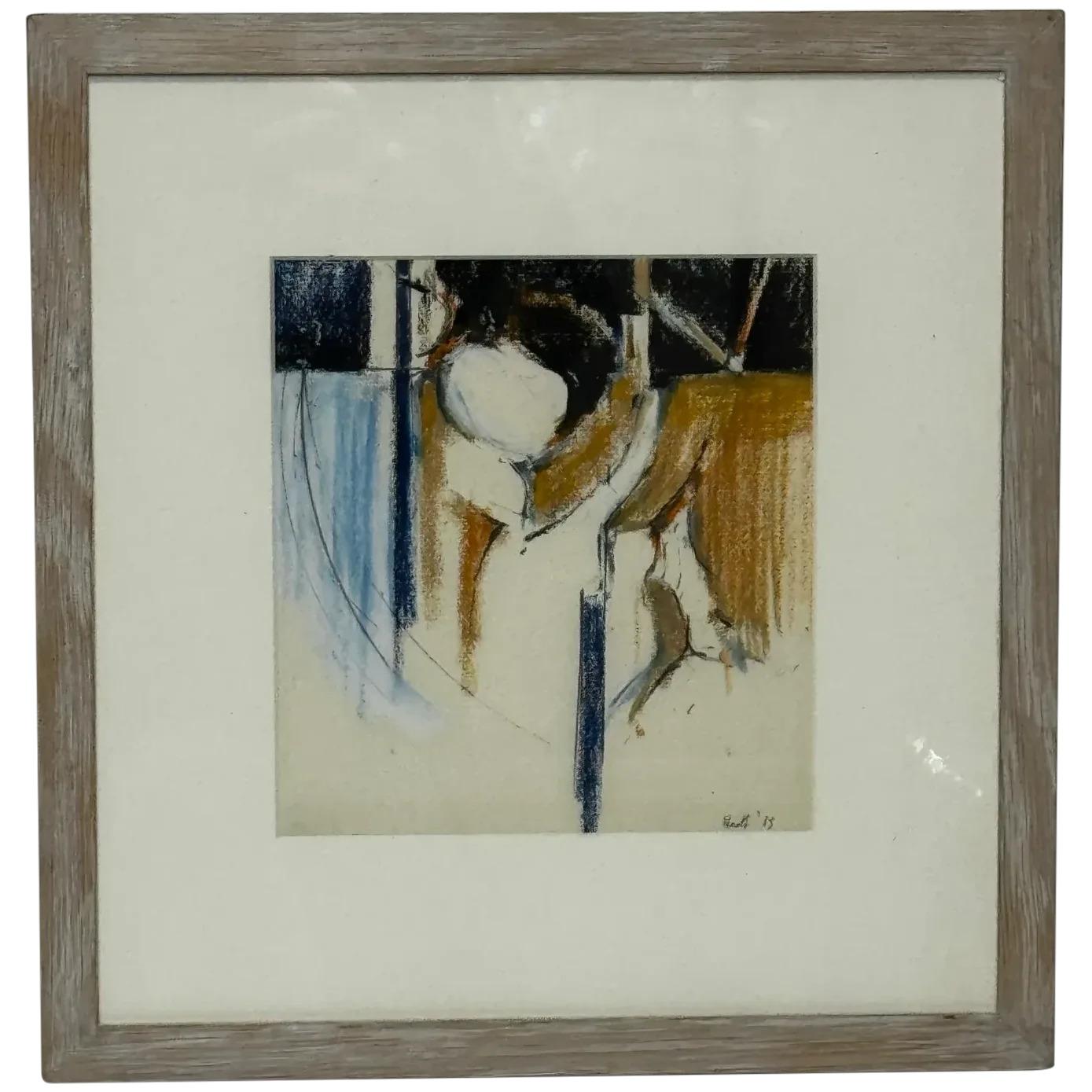 Abstract Painting Form in Motion Masterpiece by Adrian Heath (1 of 24)