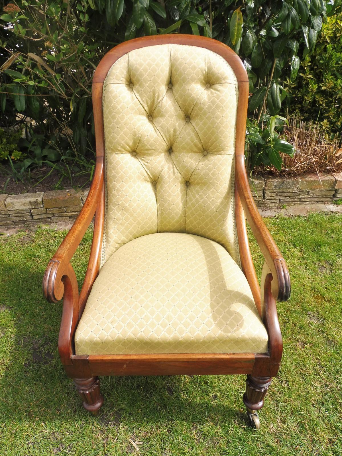 Mahogany Show Frame Chair Attributed to Gillows (1 of 14)
