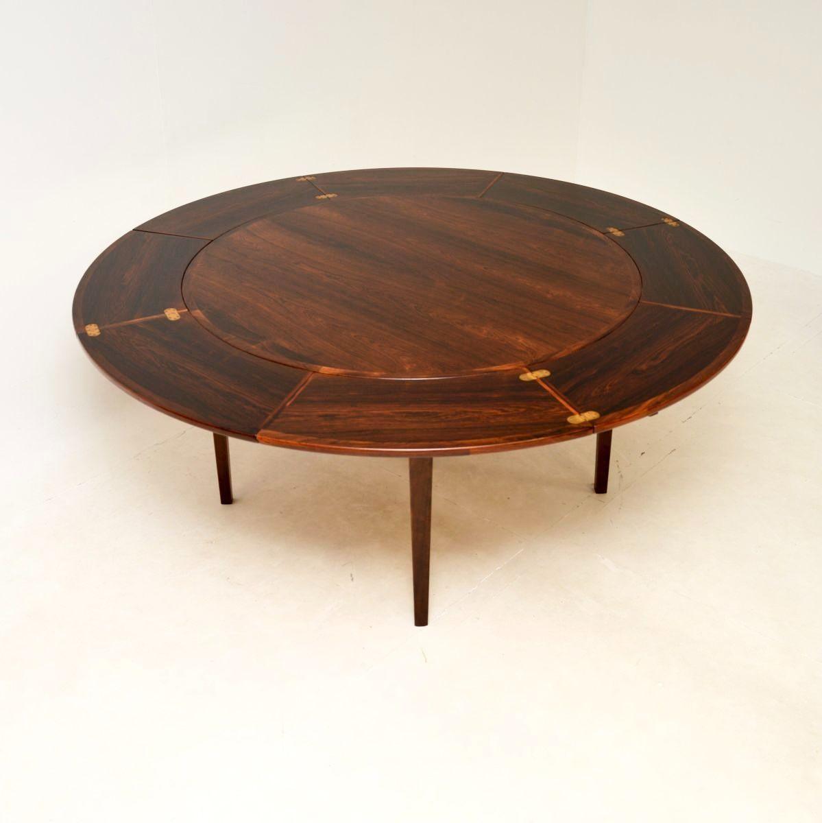 Danish Vintage Rosewood Flip Flap Lotus Dining Table by Dyrlund (1 of 13) Danish Vintage Rosewood Flip Flap Lotus Dining Table by Dyrlund (1 of 13)
