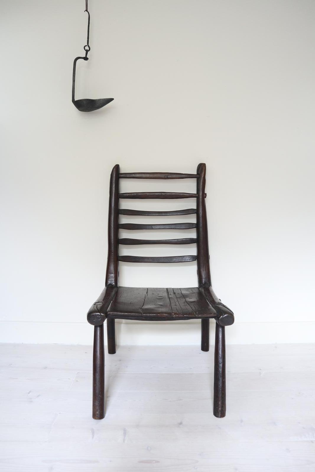 19th Century Scottish Vernacular Sutherland / Caithness Crofter-made Low Stick Chair (1 of 29) 19th Century Scottish Vernacular Sutherland / Caithness Crofter-made Low Stick Chair (1 of 29)