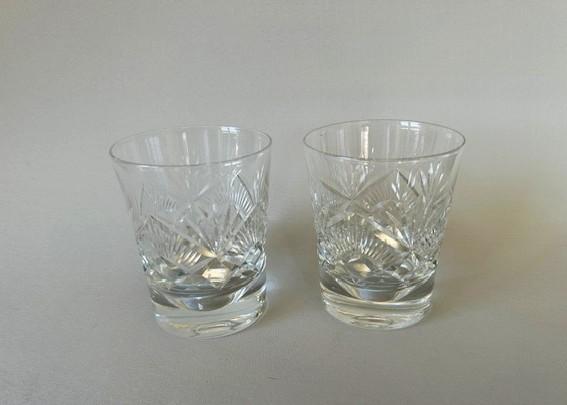 Fabulous Pair of Quality Art Deco Cut Glass Whisky Tumblers (1 of 5) Fabulous Pair of Quality Art Deco Cut Glass Whisky Tumblers (1 of 5)