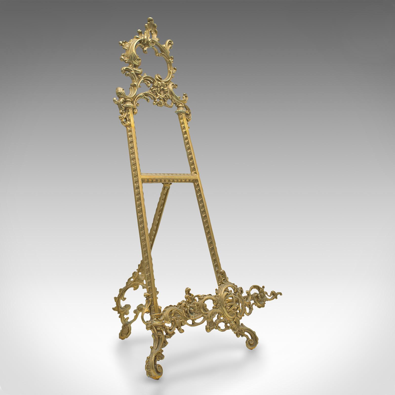 Antique Decorative Picture Stand, English, Brass, Book Rest, Easel, Art Nouveau (1 of 9) Antique Decorative Picture Stand, English, Brass, Book Rest, Easel, Art Nouveau (1 of 9)