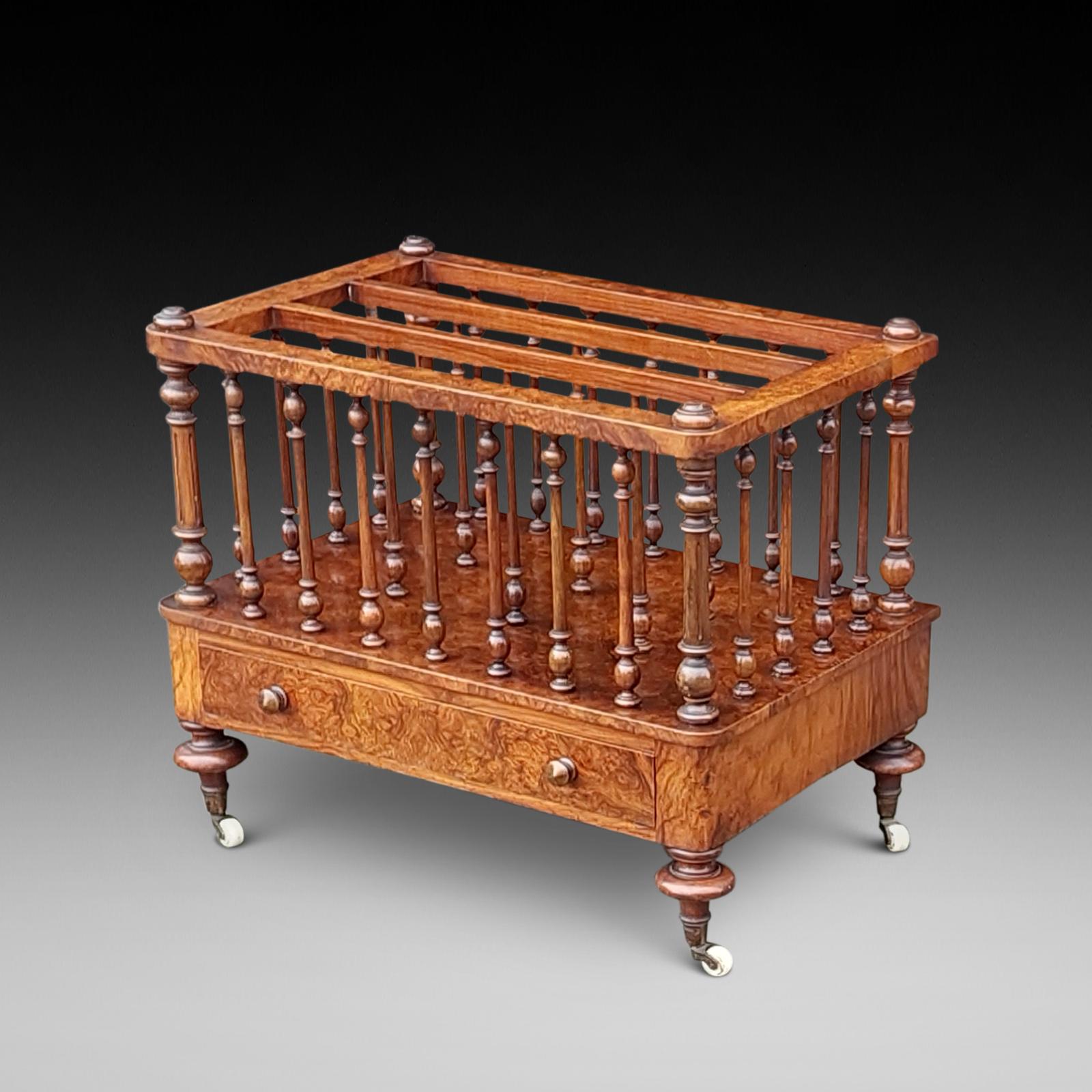 Victorian Black Walnut Canterbury (1 of 8)