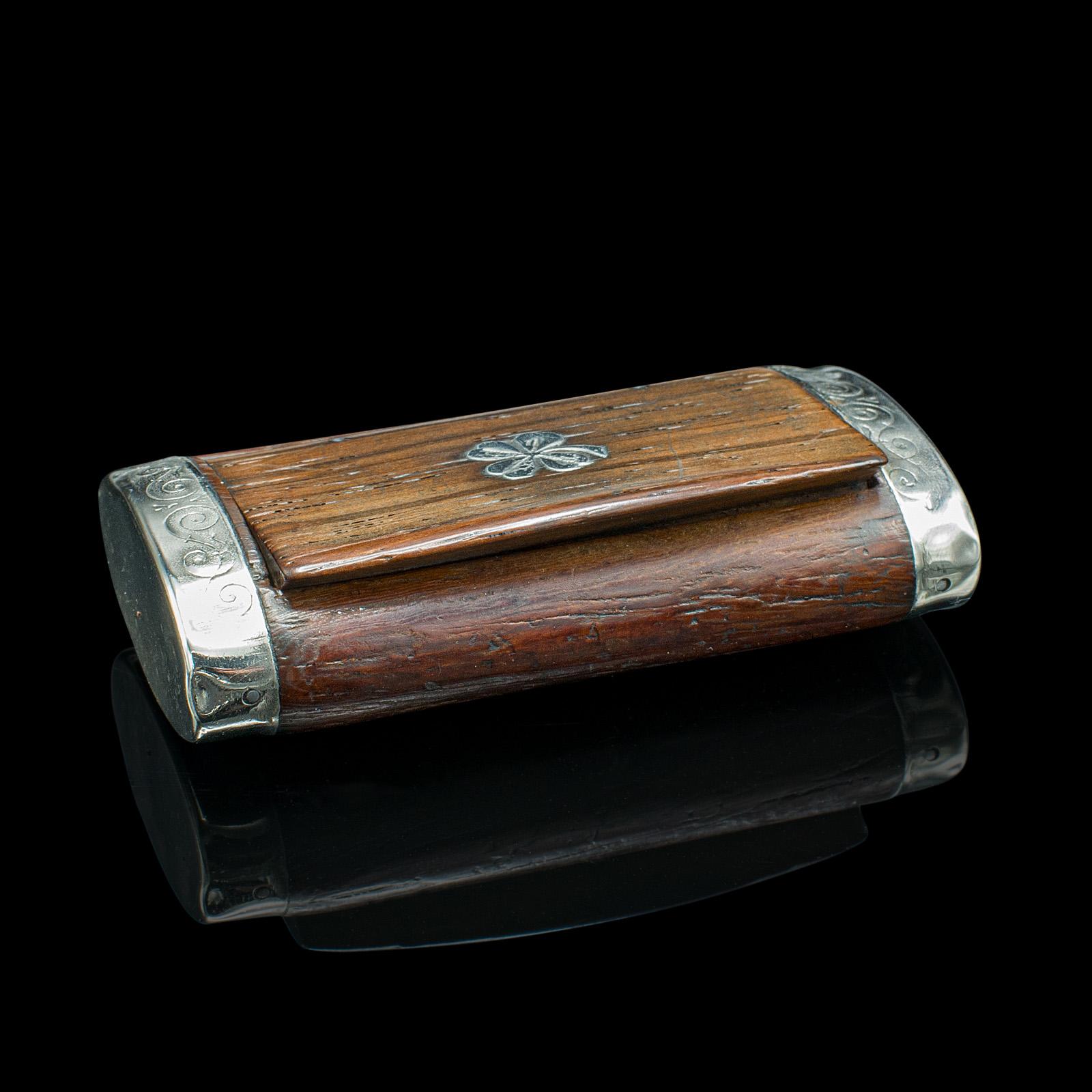 Small Antique Pill Box, French, Walnut, Silver Plate, Pocket Case, Victorian (1 of 11) Small Antique Pill Box, French, Walnut, Silver Plate, Pocket Case, Victorian (1 of 11)