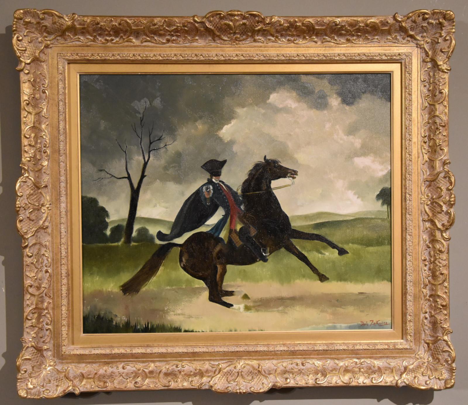 Oil Painting Doris Zinkeisen “Dick Turpin” (1 of 5) Oil Painting Doris Zinkeisen “Dick Turpin” (1 of 5)