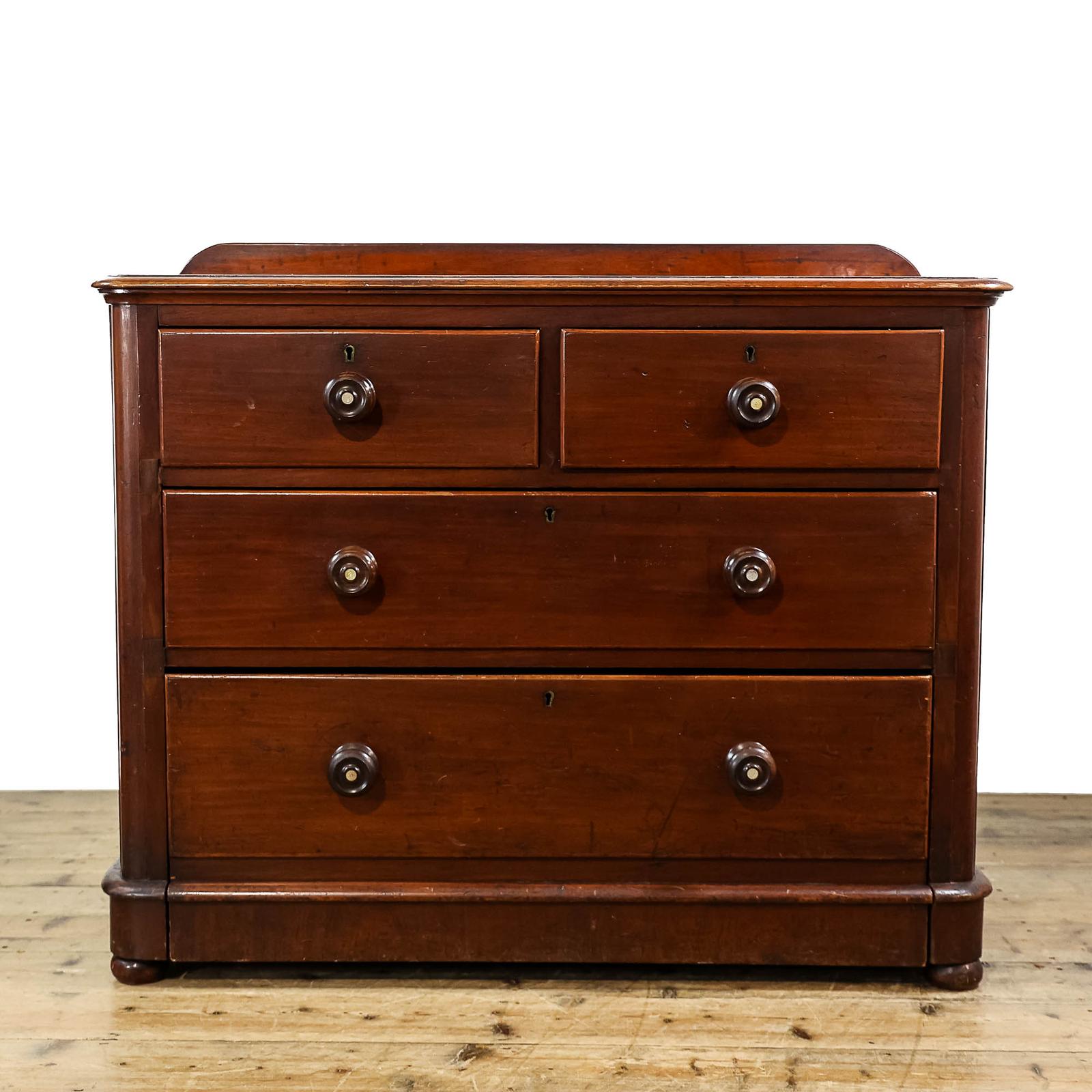 Antique Victorian Mahogany Chest of Drawers (1 of 10)