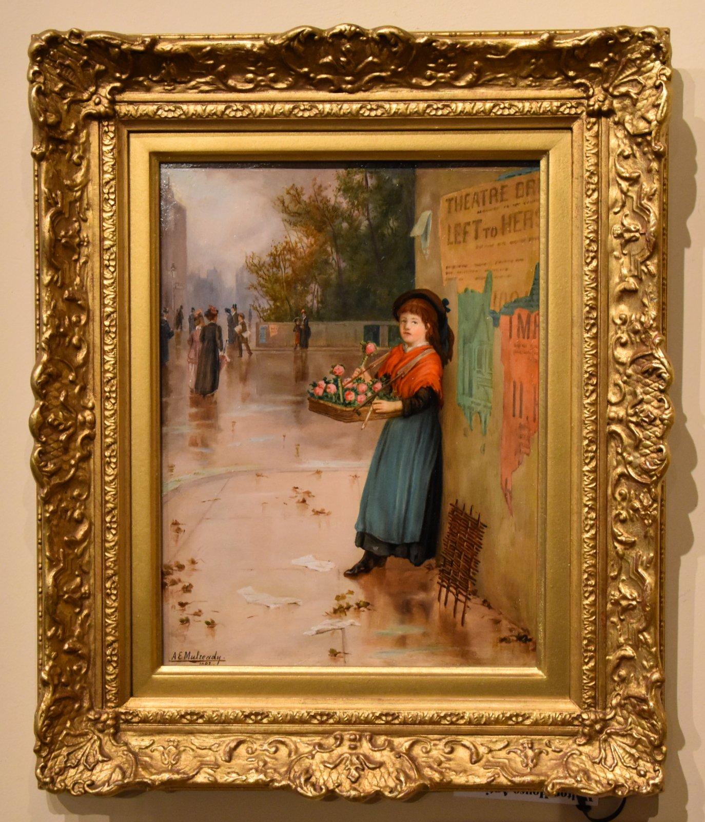 Oil Painting by Augustus Mulready - Selling Out (1 of 5)