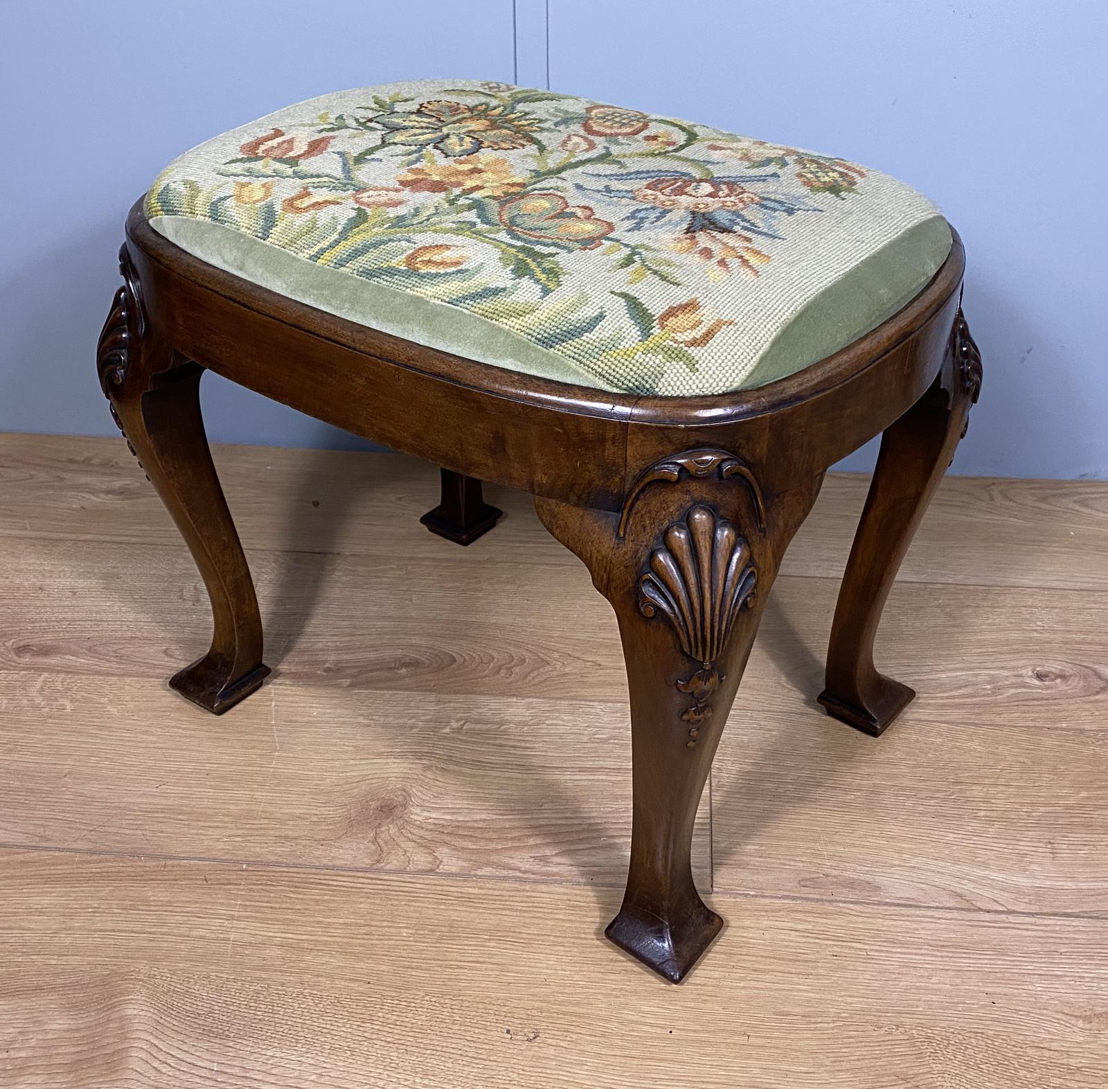 Small Walnut Stool (1 of 8)