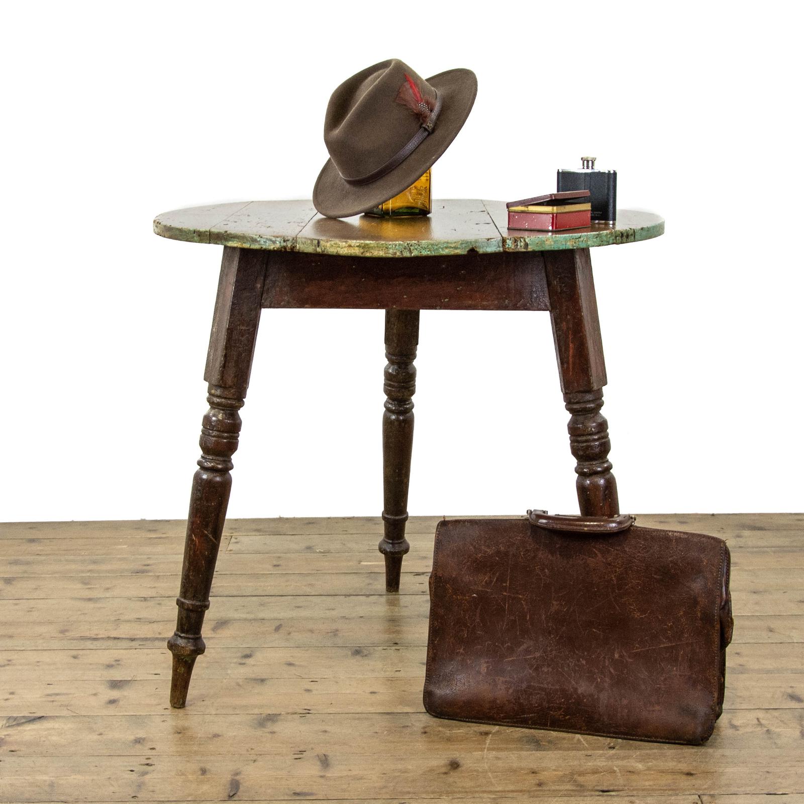 Antique 19th Century Cricket Table with Plank Top (1 of 8) Antique 19th Century Cricket Table with Plank Top (1 of 8)