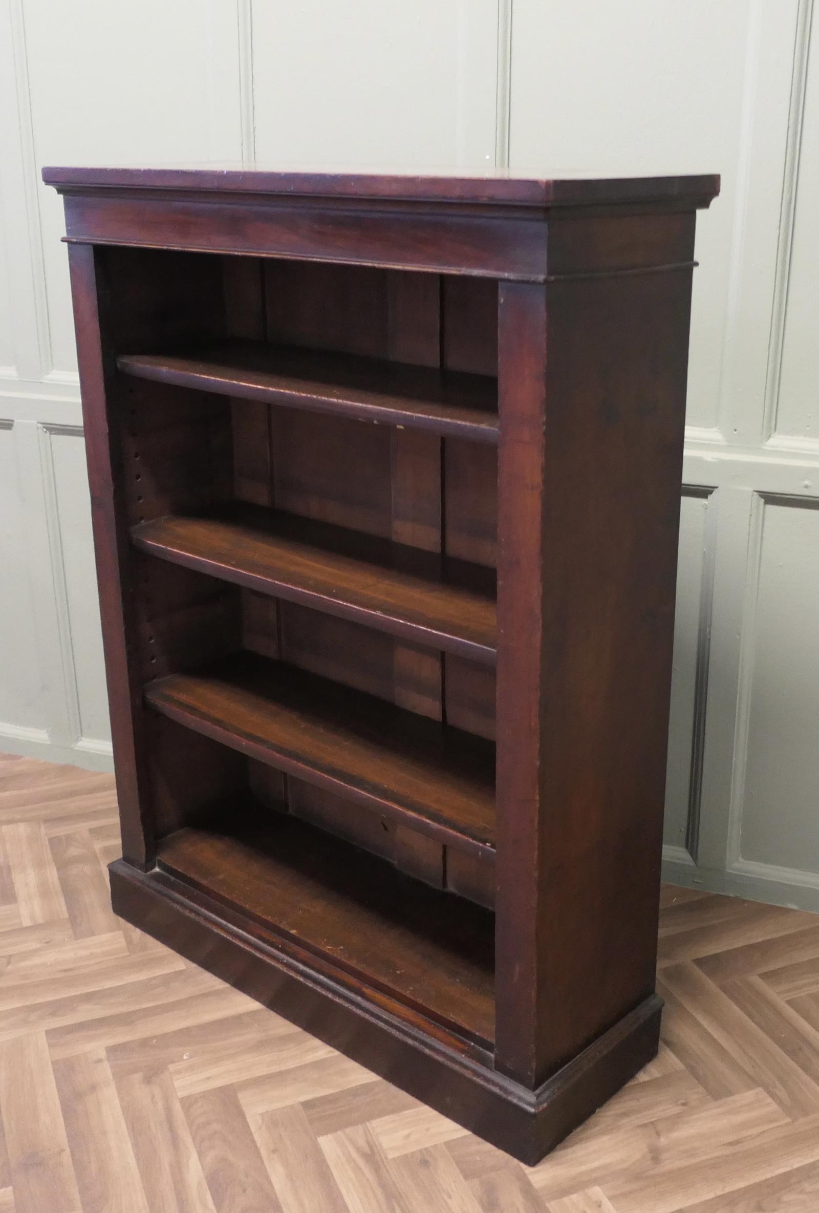 A Good Victorian Open Bookcase (1 of 6)