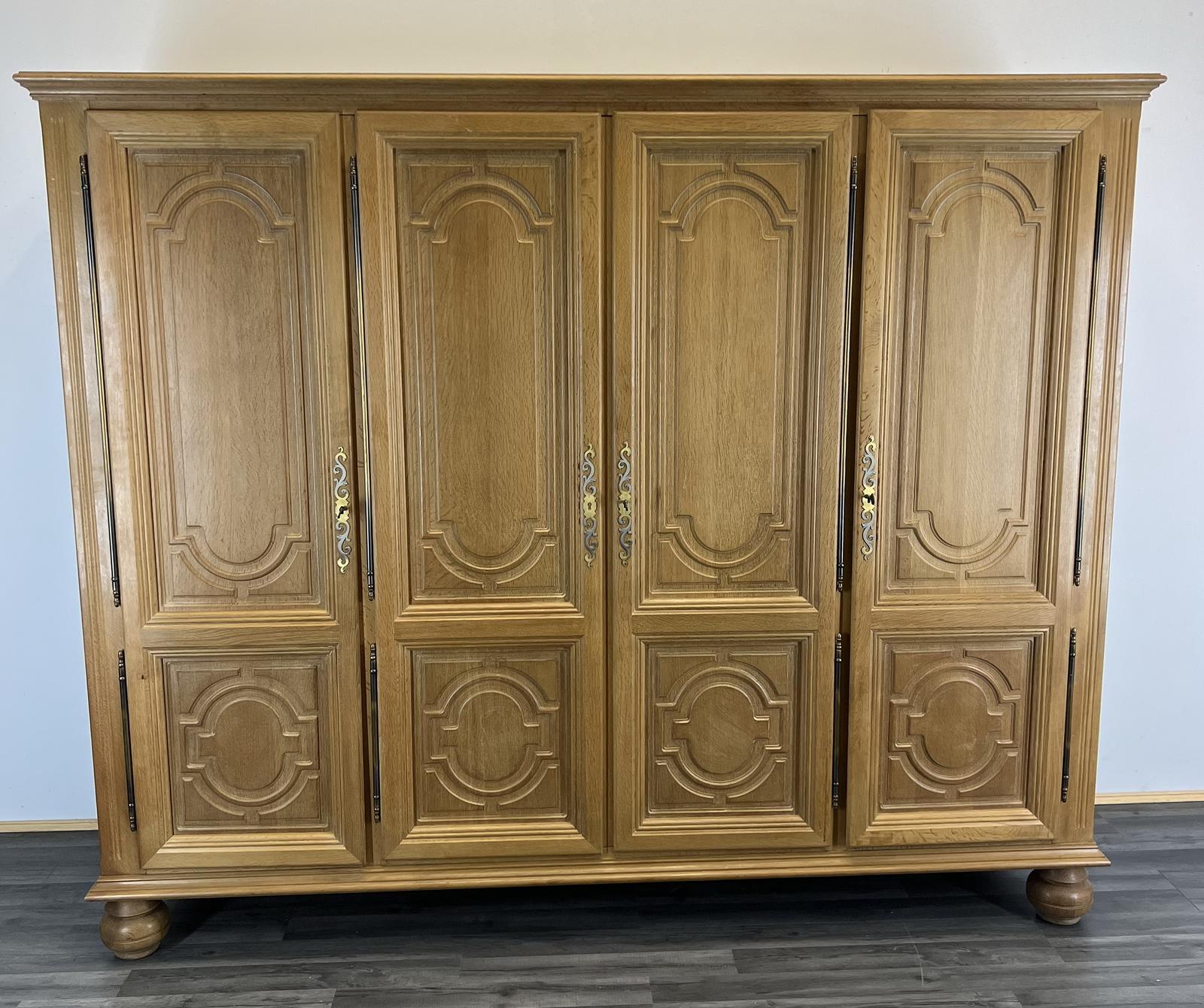 Vintage French Carved 4 Door Armoire Wardrobe (1 of 10) Vintage French Carved 4 Door Armoire Wardrobe (1 of 10)