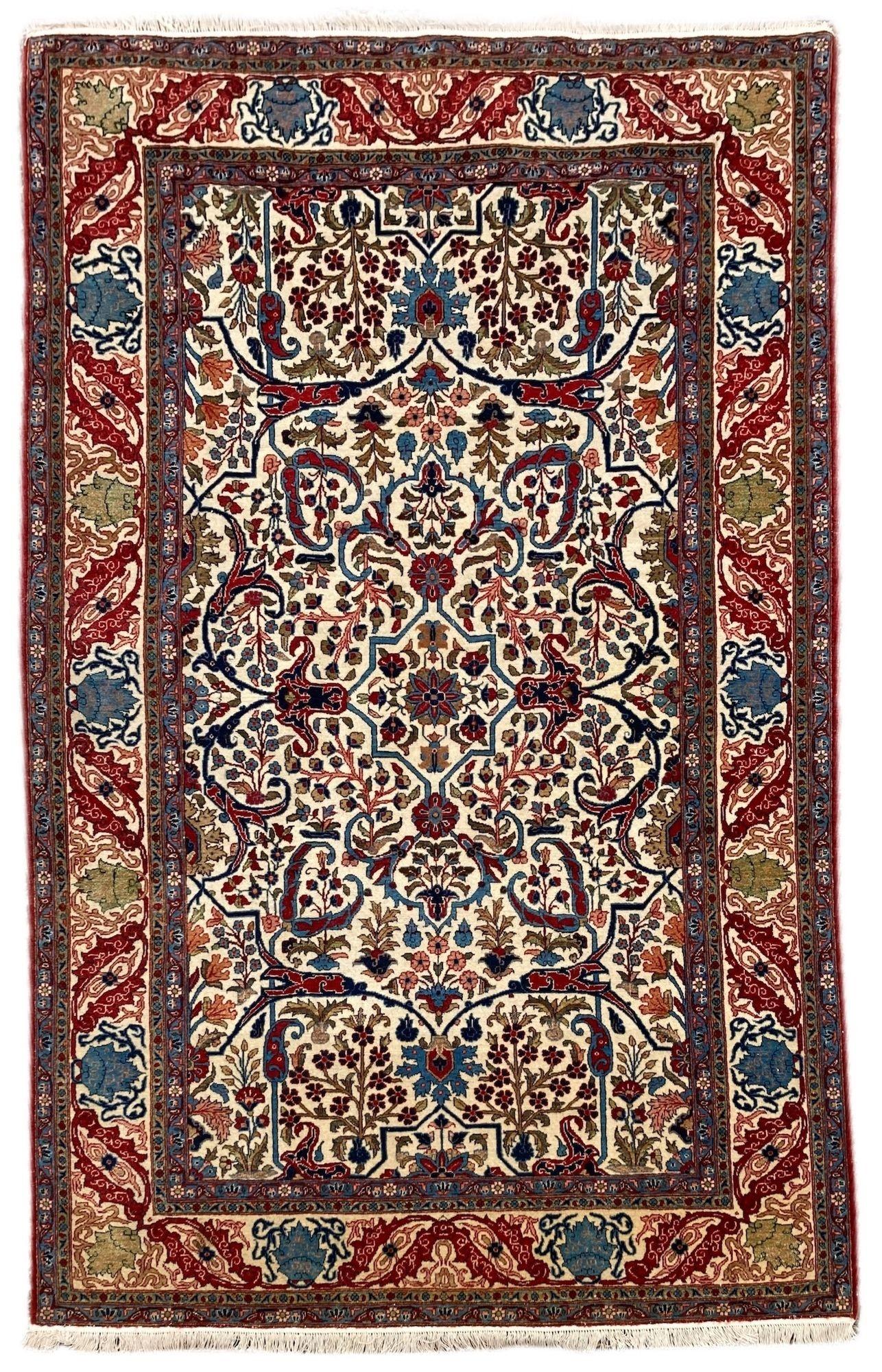 Antique Qum Rug (1 of 17)