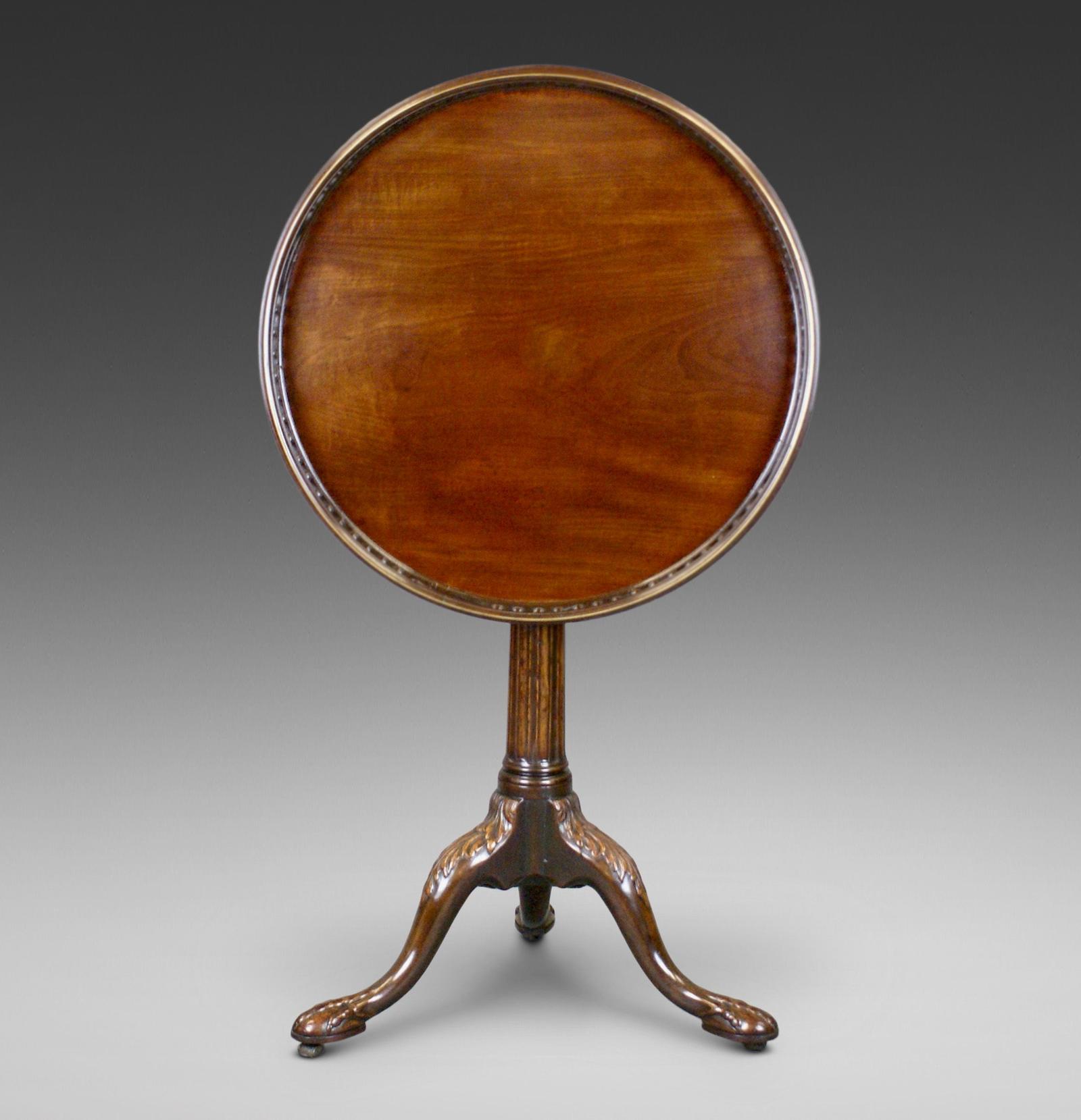 George III Gallery Top Tripod Table (1 of 6) George III Gallery Top Tripod Table (1 of 6)