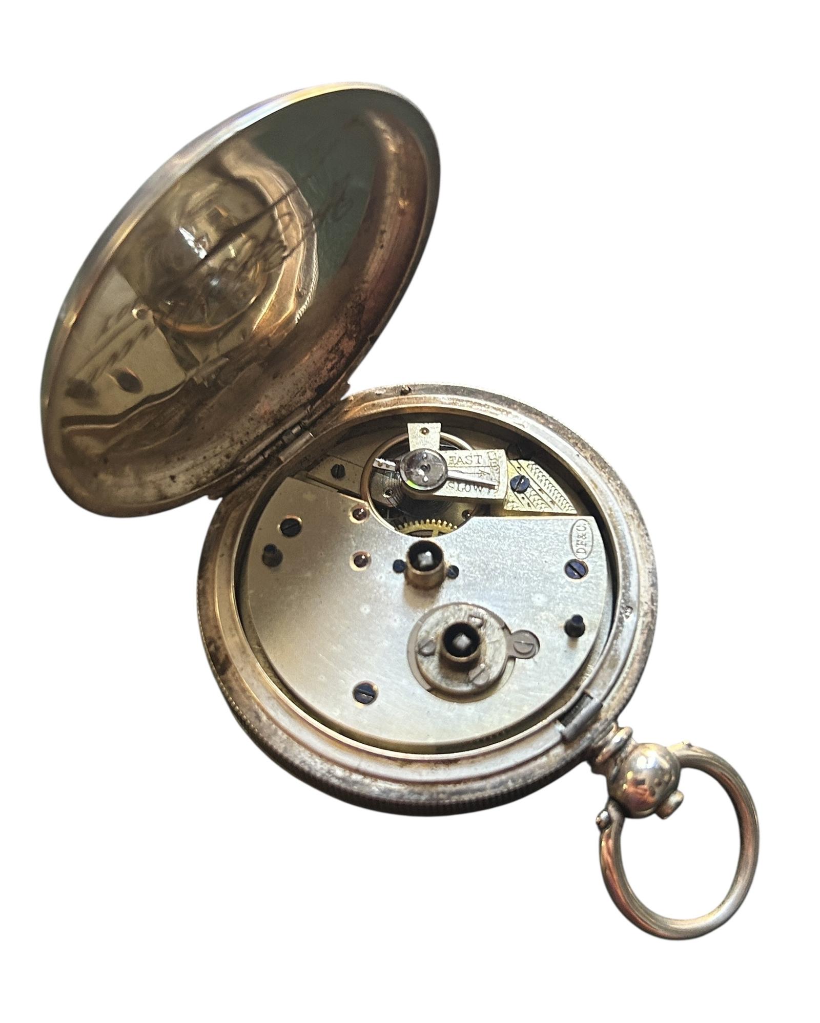 Vintage Solid Silver Pocket Watch 50mm Roman Numeral Dial Key Wind Working (1 of 6) Vintage Solid Silver Pocket Watch 50mm Roman Numeral Dial Key Wind Working (1 of 6)