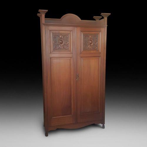 Mahogany Arts & Crafts Hall Stand (1 of 6)