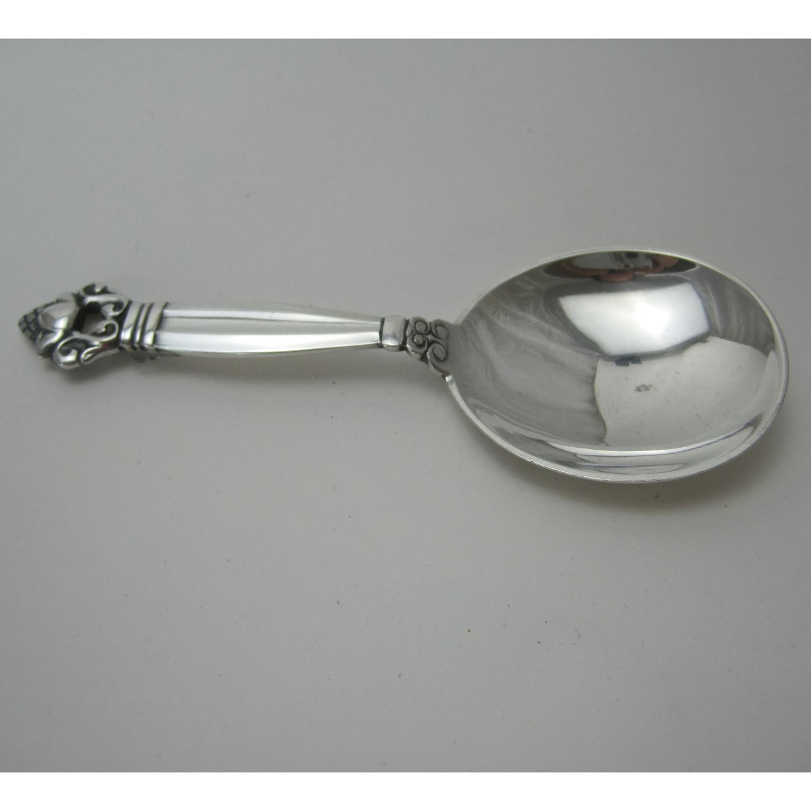 Georg Jensen Silver Tea Caddy Spoon (1 of 5)