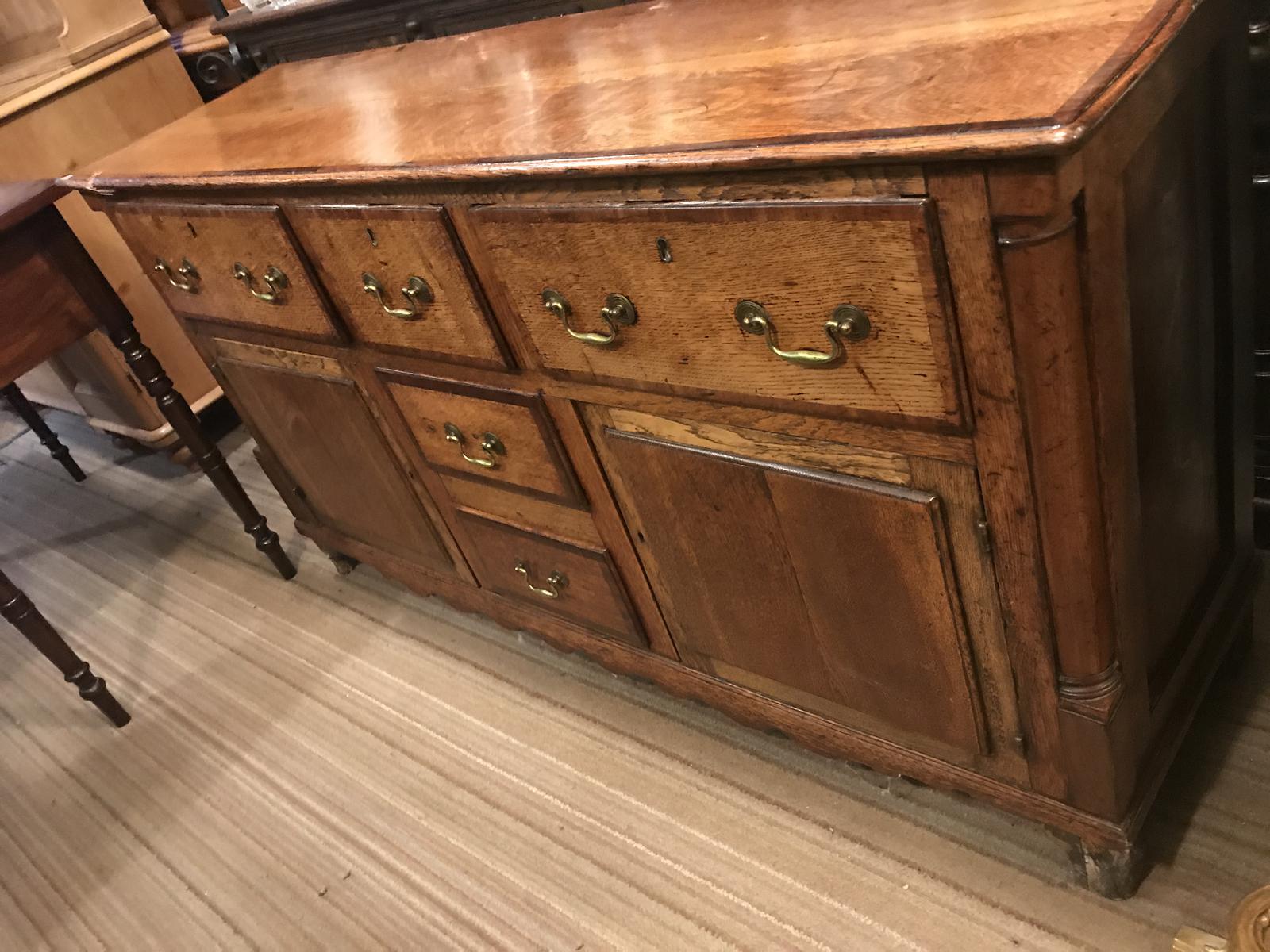 Georgian Oak Dresser Base (1 of 1)