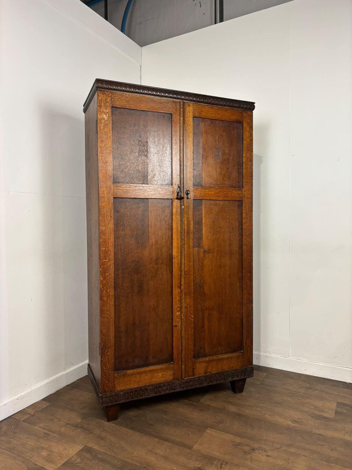 Vintage Oak Fitted Gentleman’s Wardrobe (1 of 15) Vintage Oak Fitted Gentleman’s Wardrobe (1 of 15)