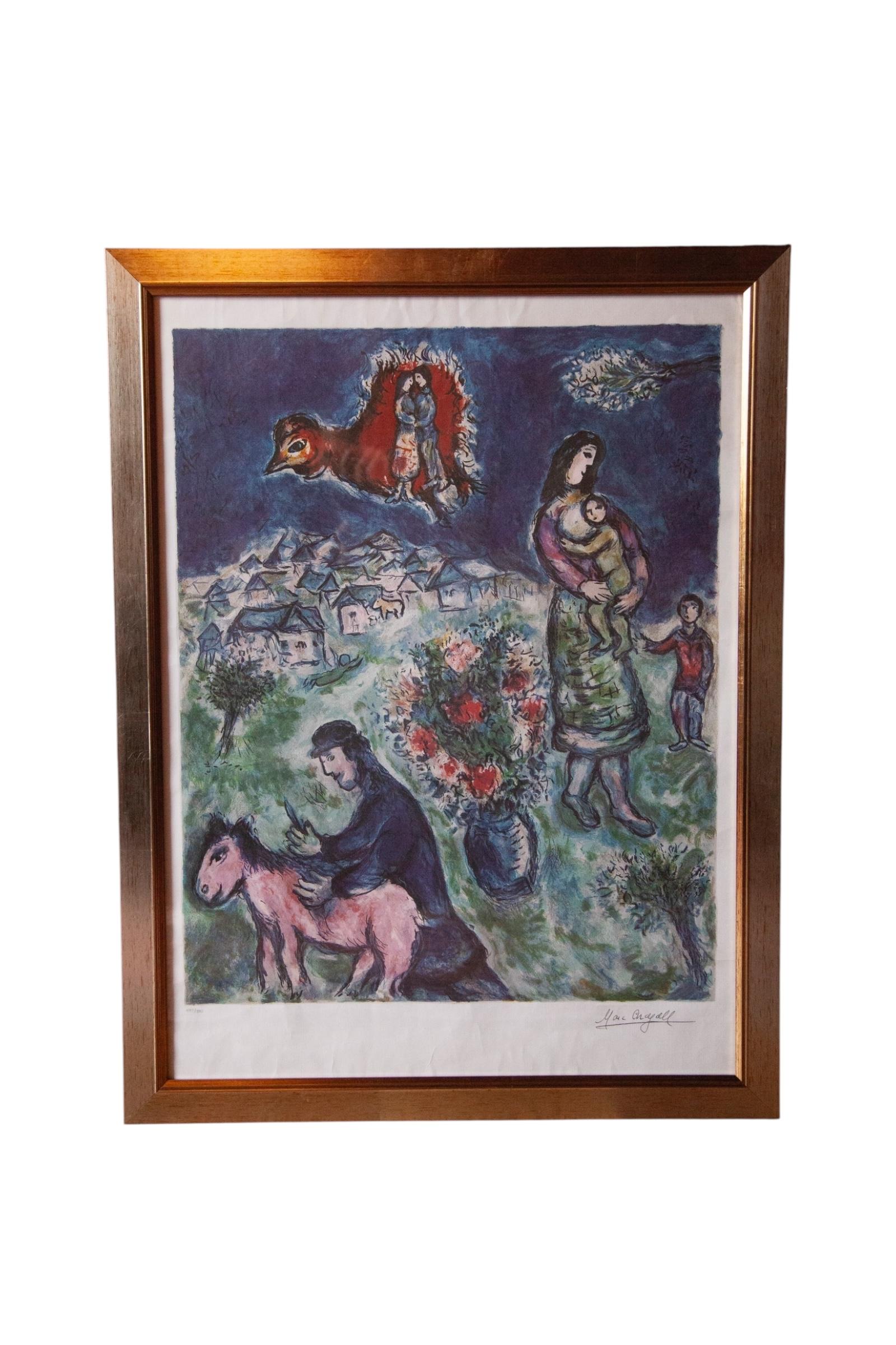 Marc Chagall, Sur la Route du Village (1 of 5) Marc Chagall, Sur la Route du Village (1 of 5)