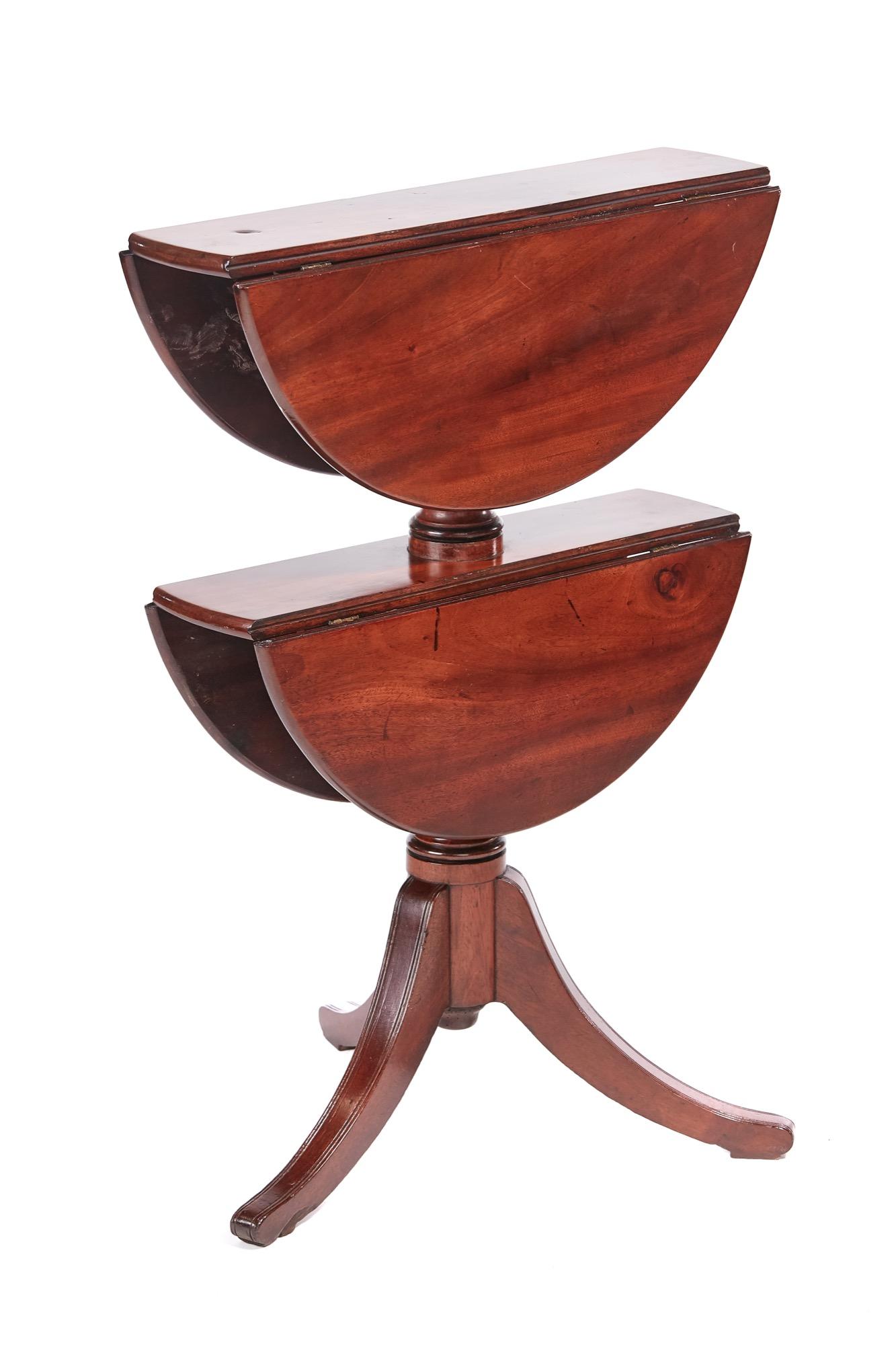 Antique Regency Mahogany Two Tier Dumbwaiter (1 of 8) Antique Regency Mahogany Two Tier Dumbwaiter (1 of 8)