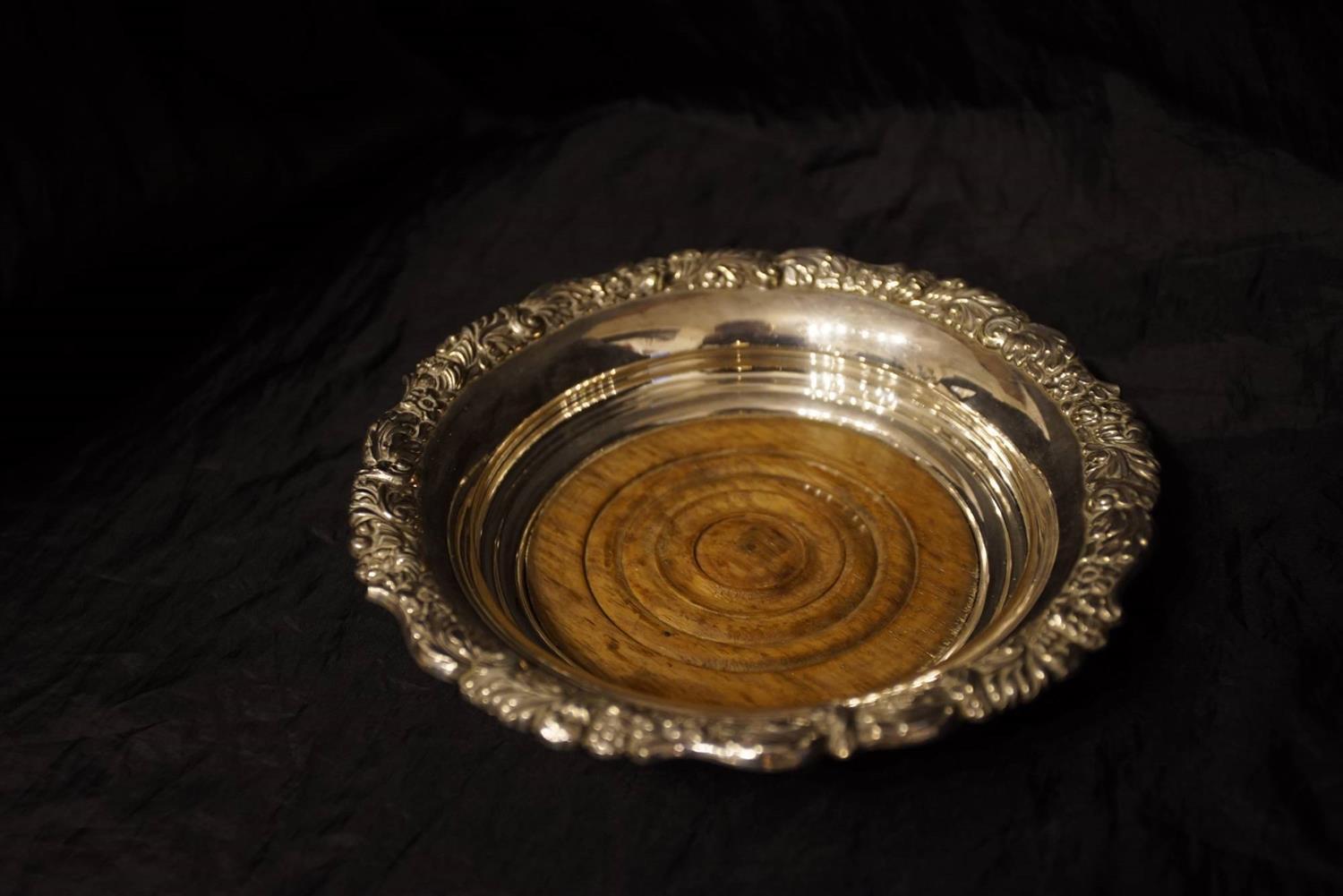 Silver Plated Wine Coaster (1 of 1) Silver Plated Wine Coaster (1 of 1)