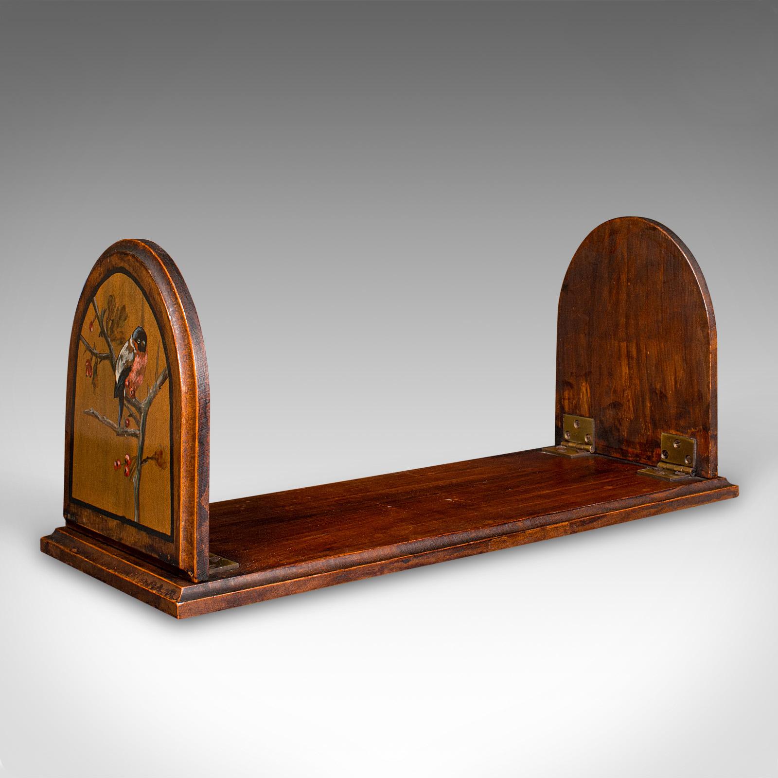 Antique Ornithologist's Book Rest, English Pine Bookslide, Bird Motif, Victorian (1 of 7)