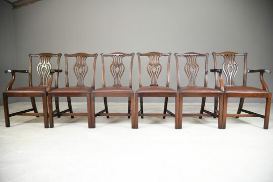 Set of 6 Chippendale Style Dining Chairs (1 of 13) Set of 6 Chippendale Style Dining Chairs (1 of 13)