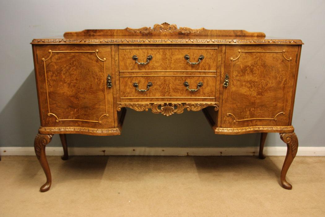 Burr Walnut Sideboard Server (1 of 13)