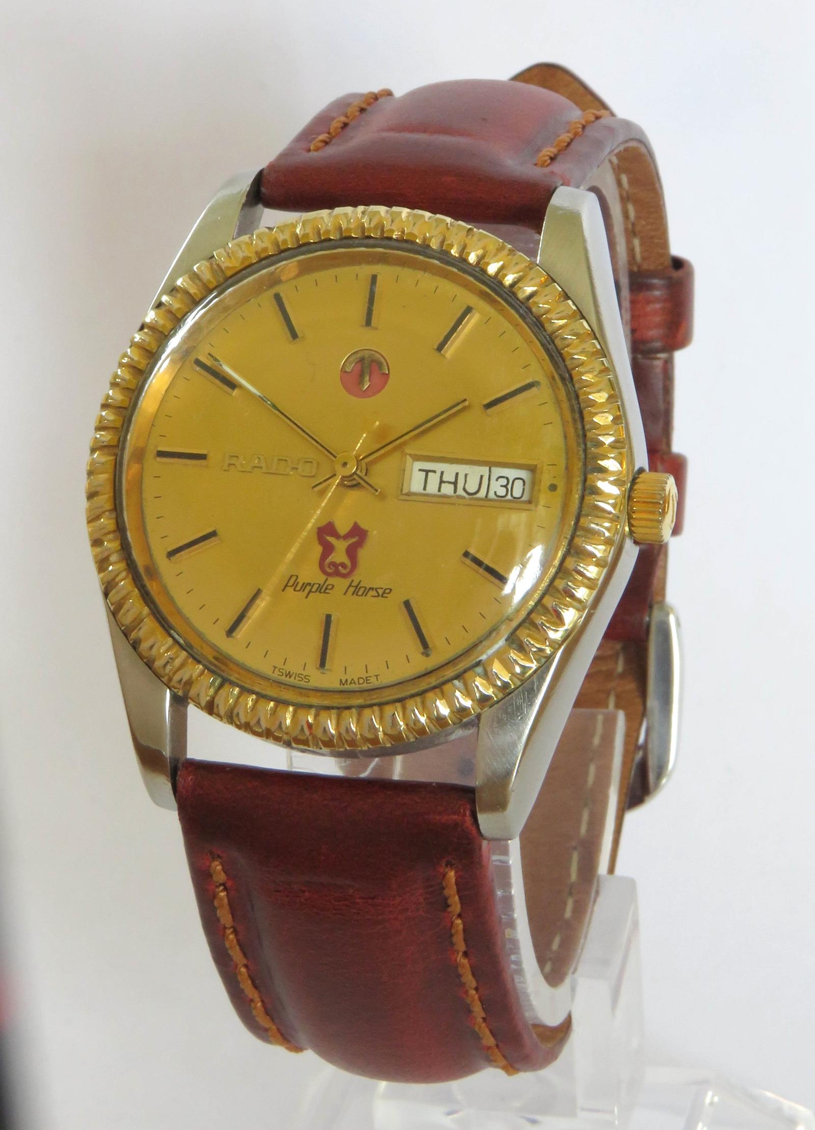 Watch: Gents 1970s Rado Purple Horse Automatic Wrist Watch (1 of 5)