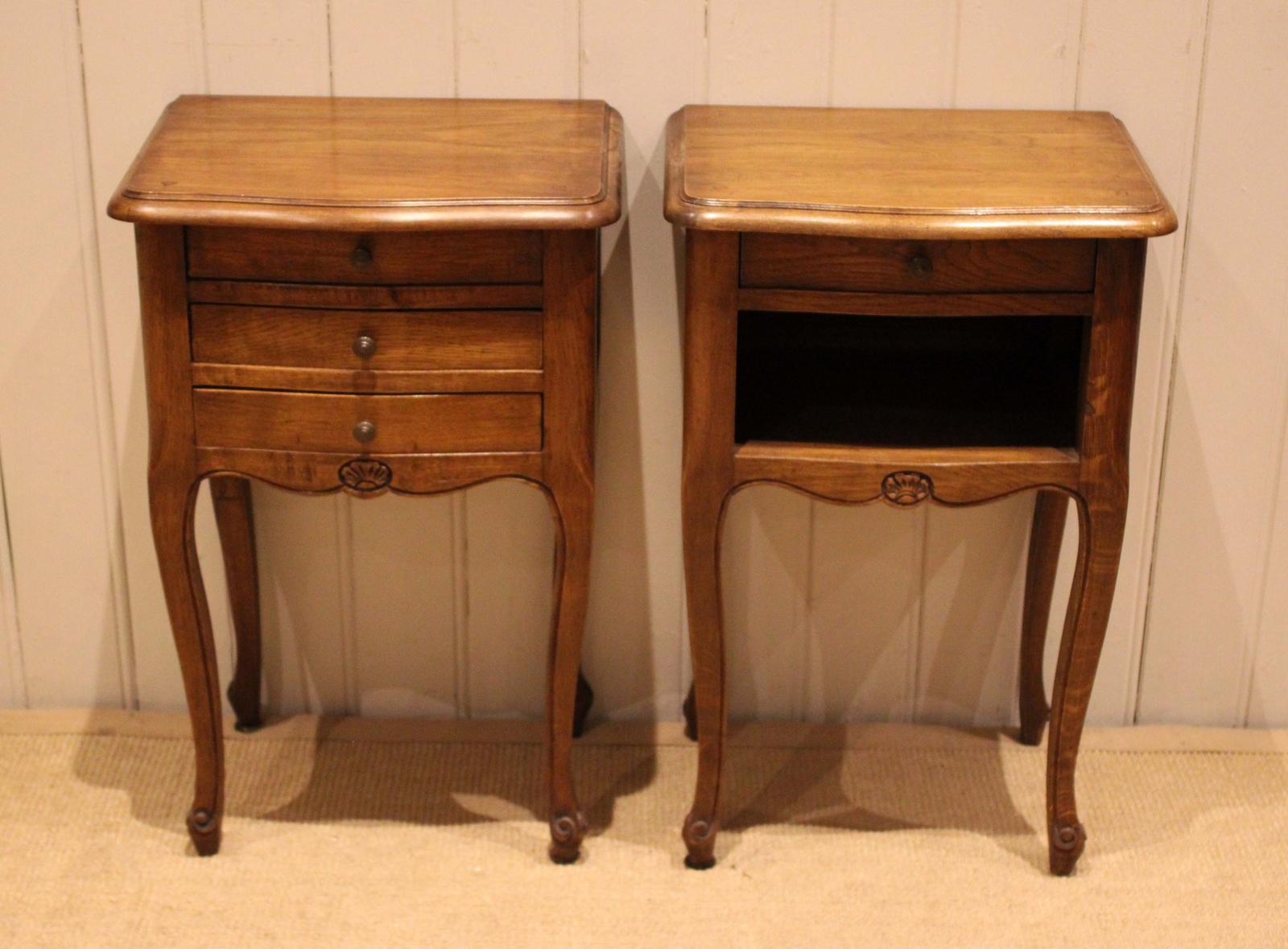 Pair of French Oak Bedside Cabinets (1 of 12) Pair of French Oak Bedside Cabinets (1 of 12)